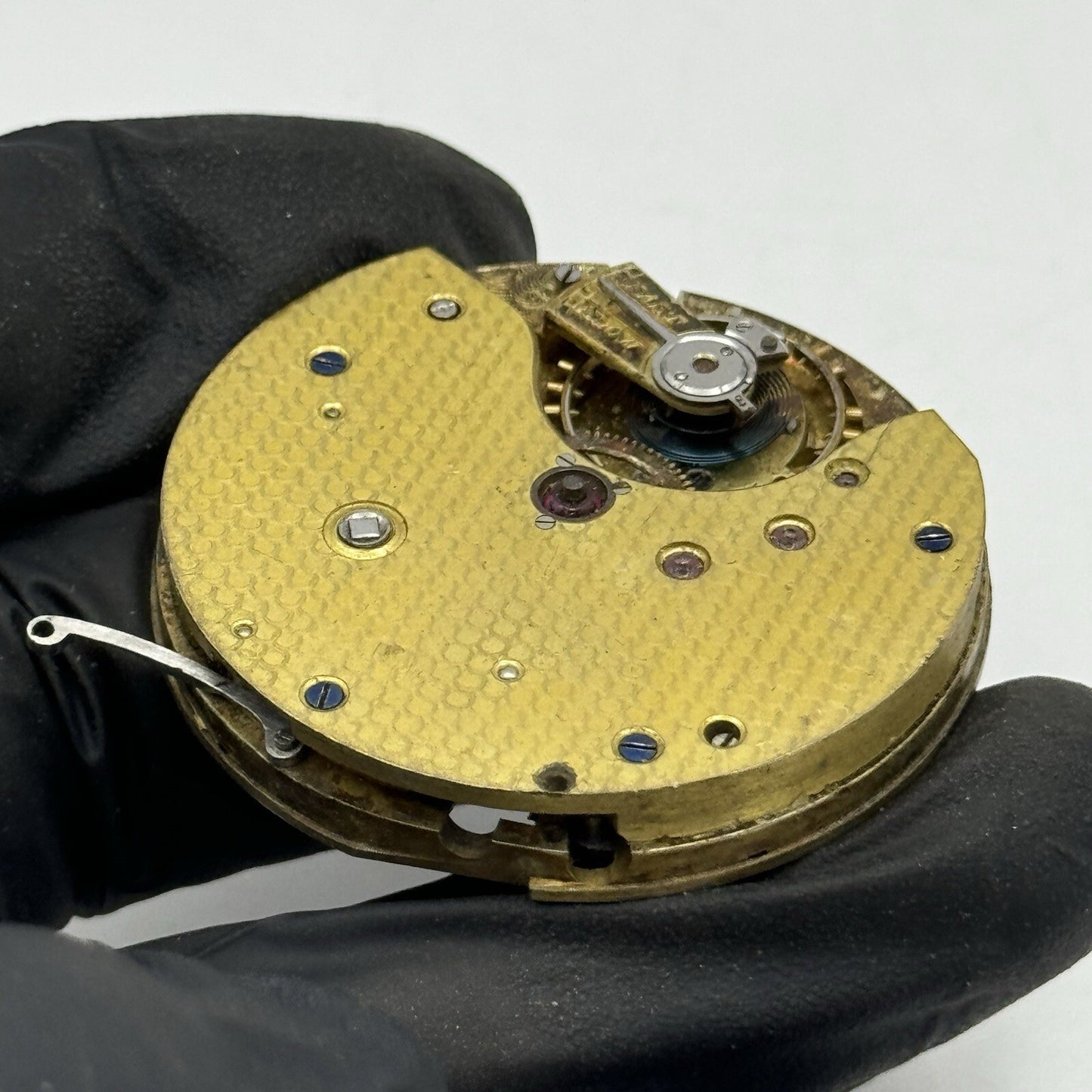 42.8mm Unidentified Good Quality Pocket Watch Movement FOR PARTS Restore