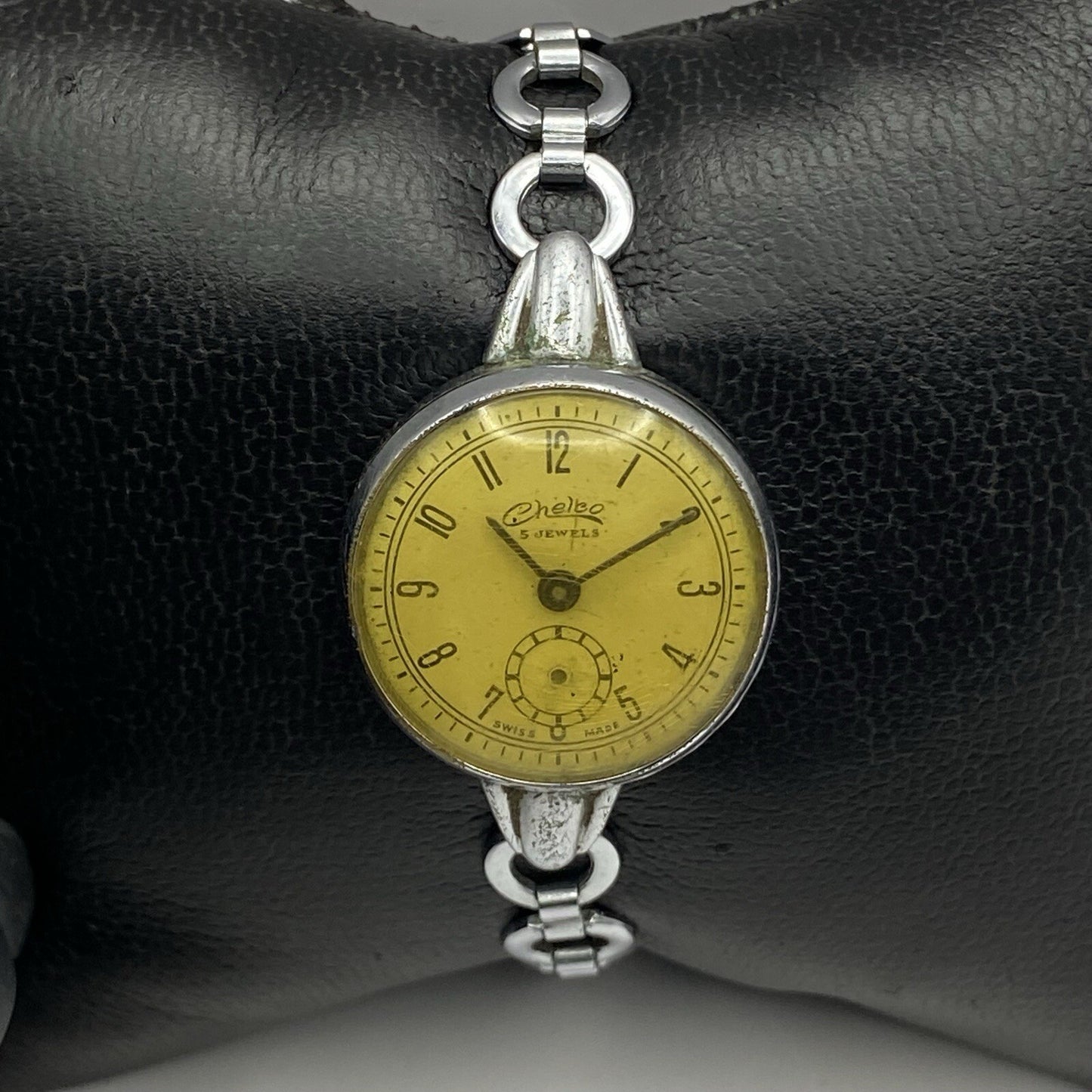 23mm Ladies Manual Wind Chelco EB 1226 Movement Watch NON WORKING