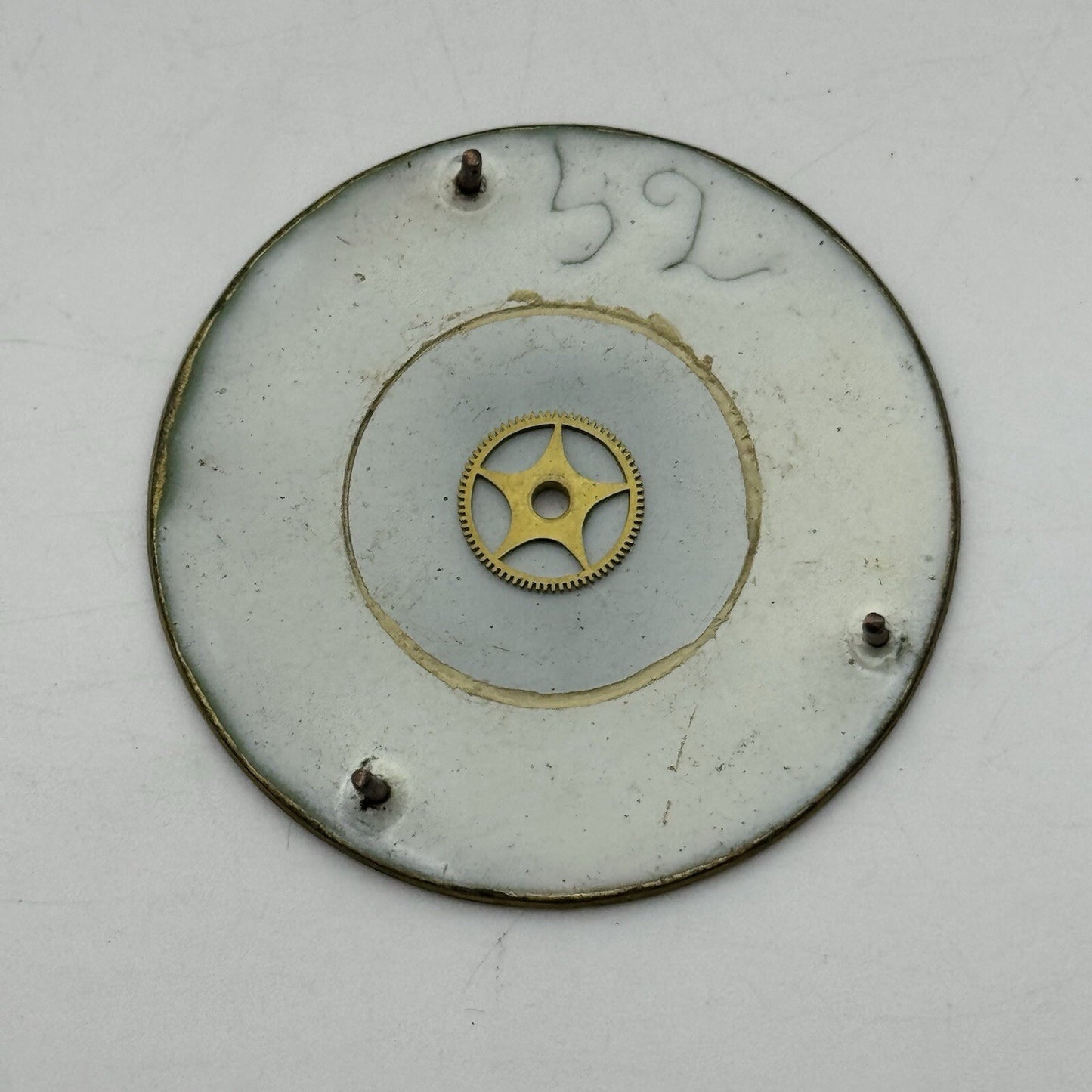 47.2mm Manual Wind Antique D Tunks Accrington Pocket Watch Movement FOR PARTS