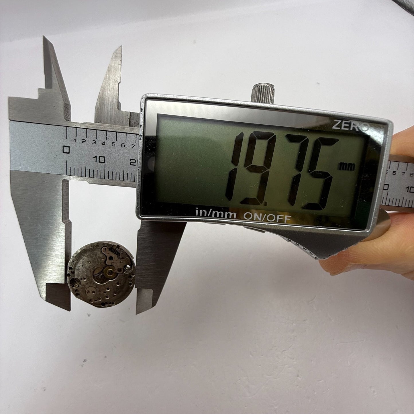 19.7mm Vintage Visible 51589 Manual Wind Watch Movement PARTS REPAIR