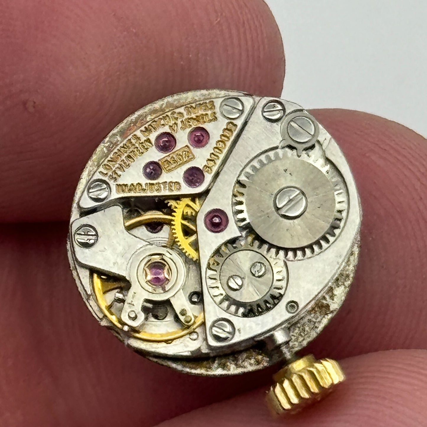 12.9mm Ladies Longines Cal 5602 Manual Wind Watch Movement Swiss Vintage PARTS