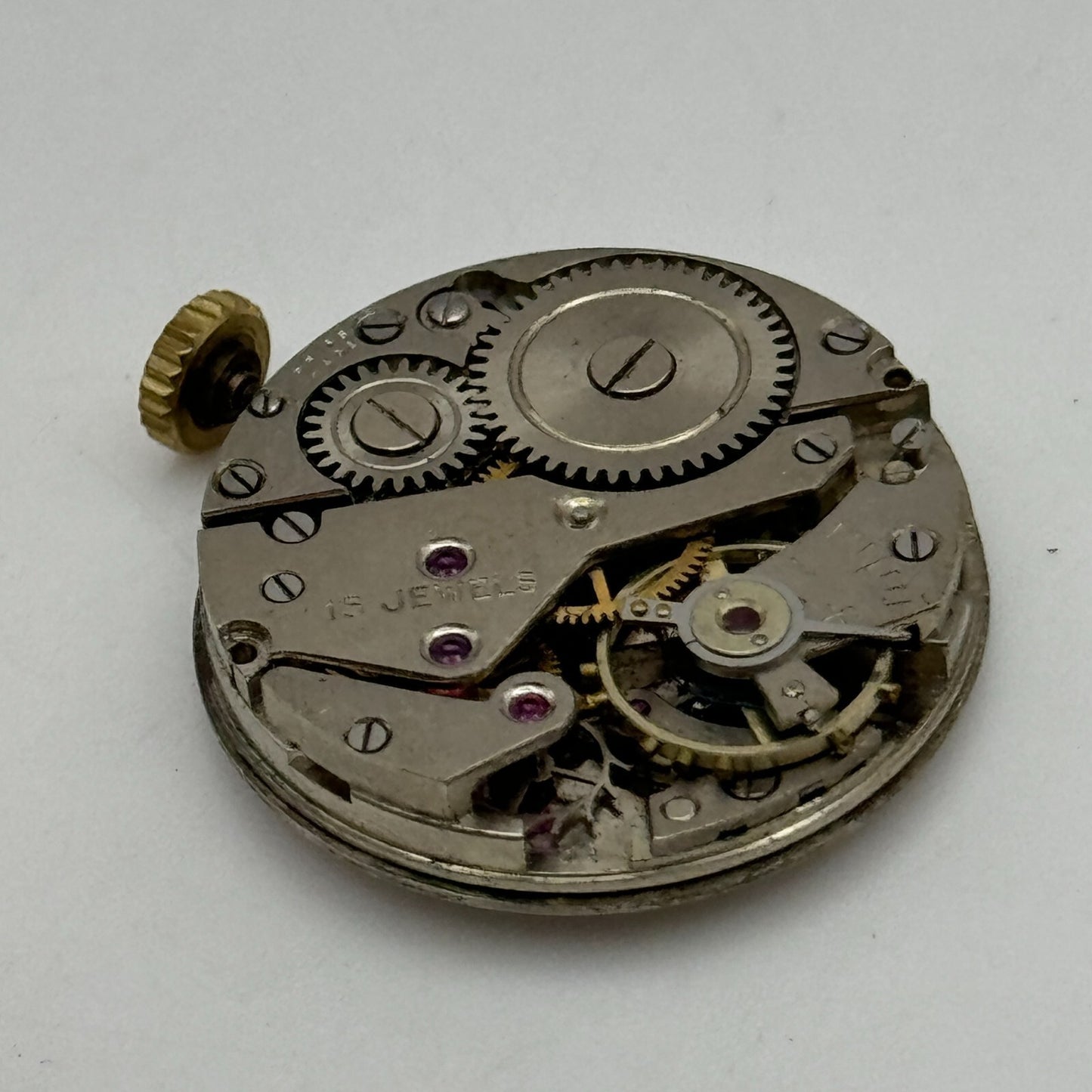 23.6mm Avia AS 984 Manual Wind Watch Movement Swiss Vintage PARTS SPARES