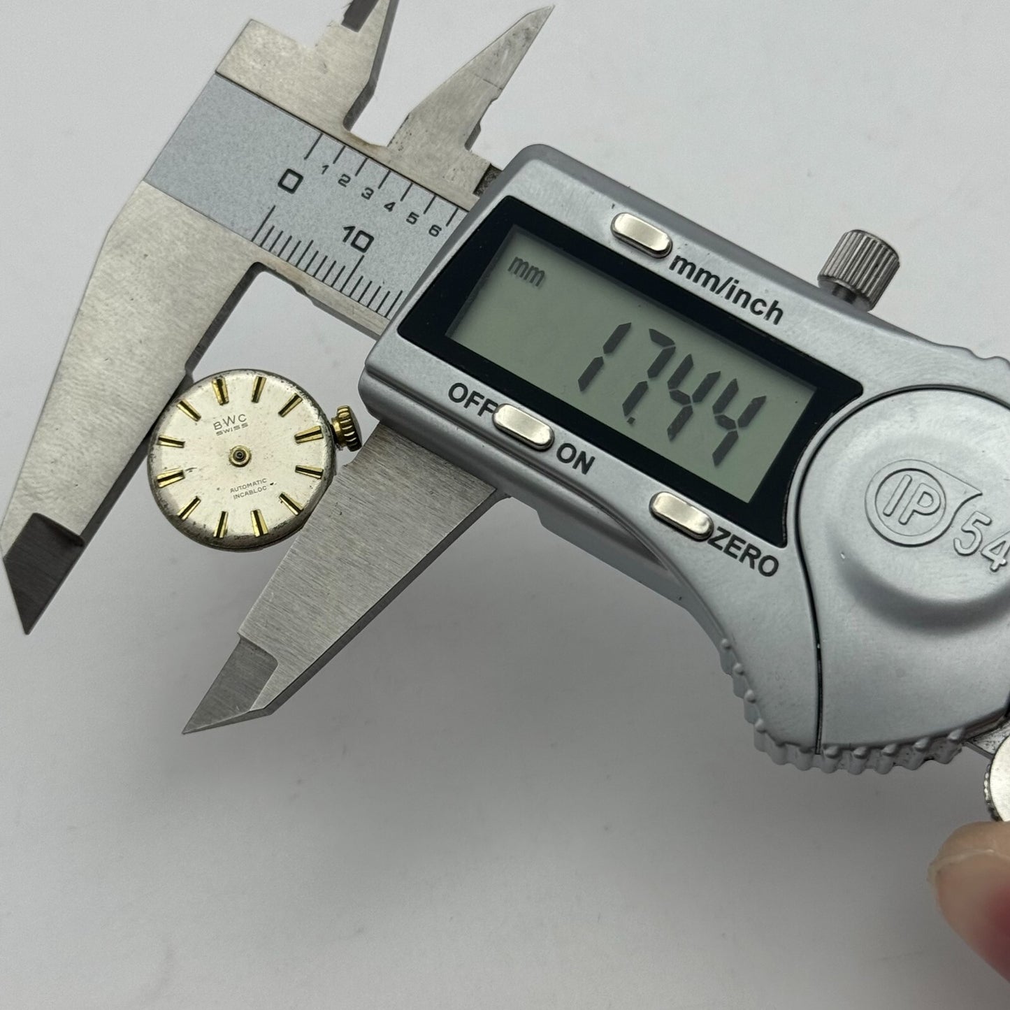 17.4mm BWC ETA 2550 Swiss Manual Wind 21 Jewels Watch Movement PARTS REPAIR