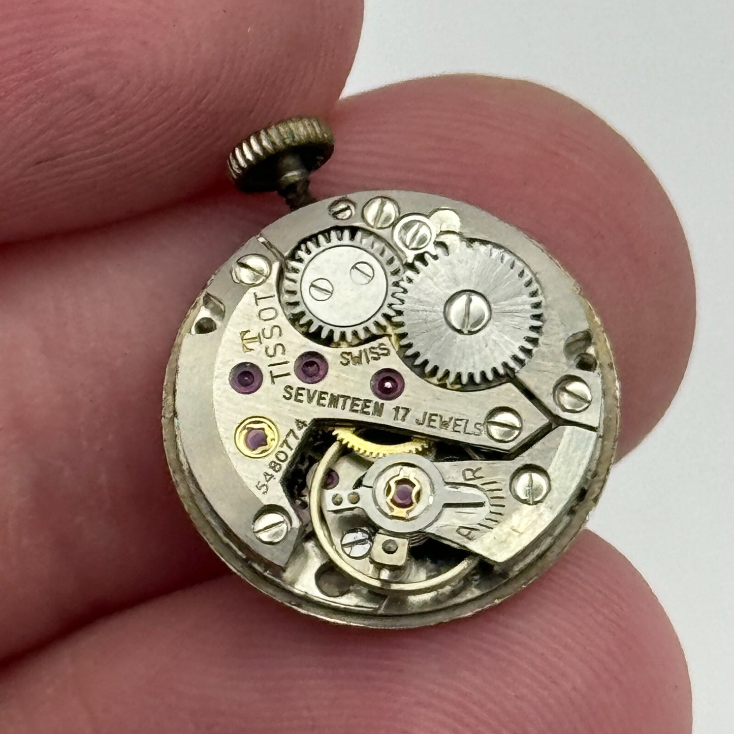 15.5mm Ladies Tissot 709 Manual Wind Watch Movement Swiss Vintage PARTS SPARES