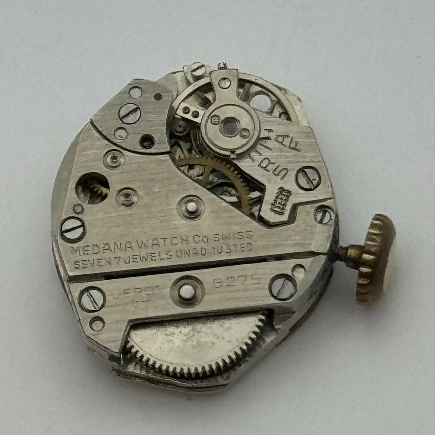 15mm Ladies Medana Cal 8275 Manual Wind 7 Jewels Watch Movement Swiss Made PARTS
