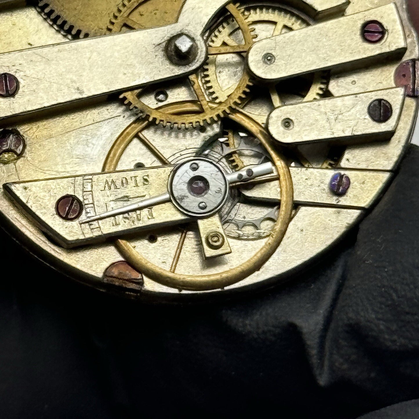 34mm High Quality Cylinder Watch Movement Gold Tone Dial Restore Parts Repair