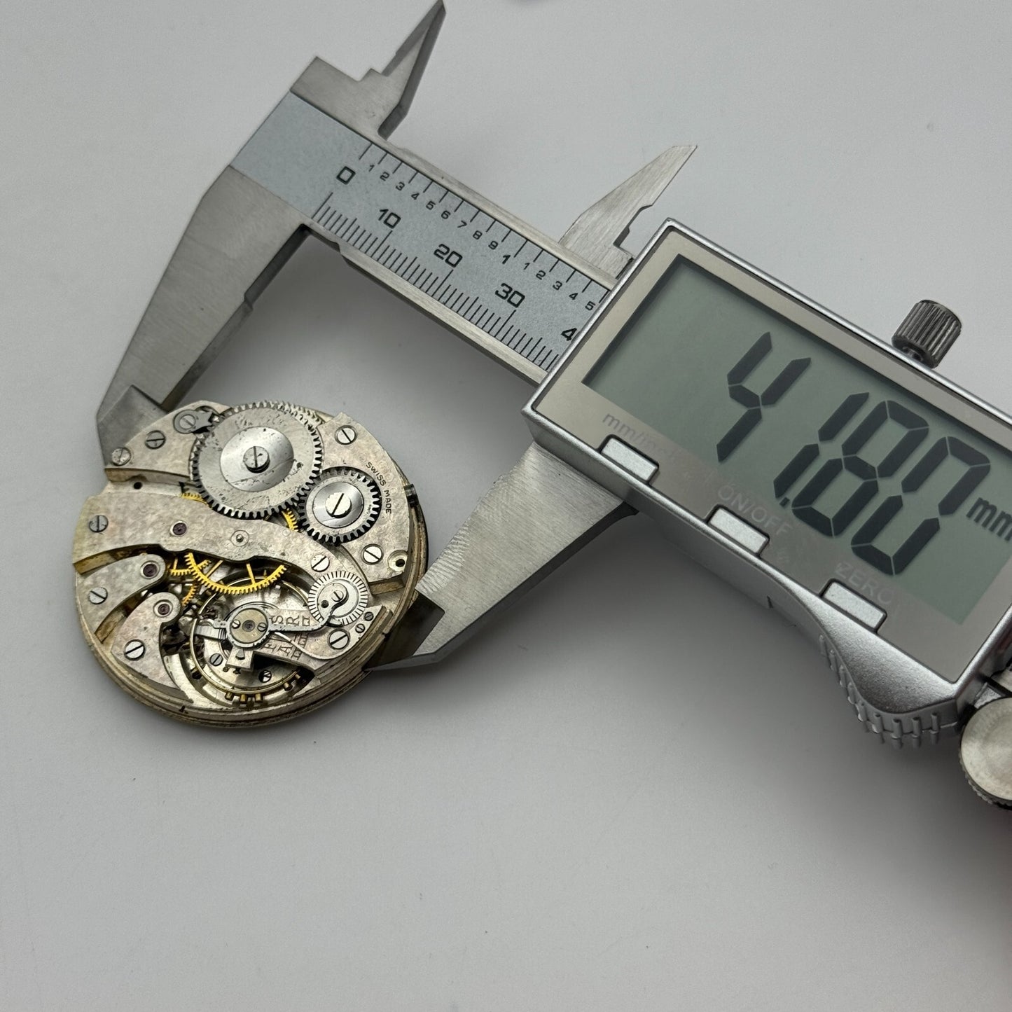 43mm High Grade Open Face W Hinds London LTD Pocket Watch Movement PARTS