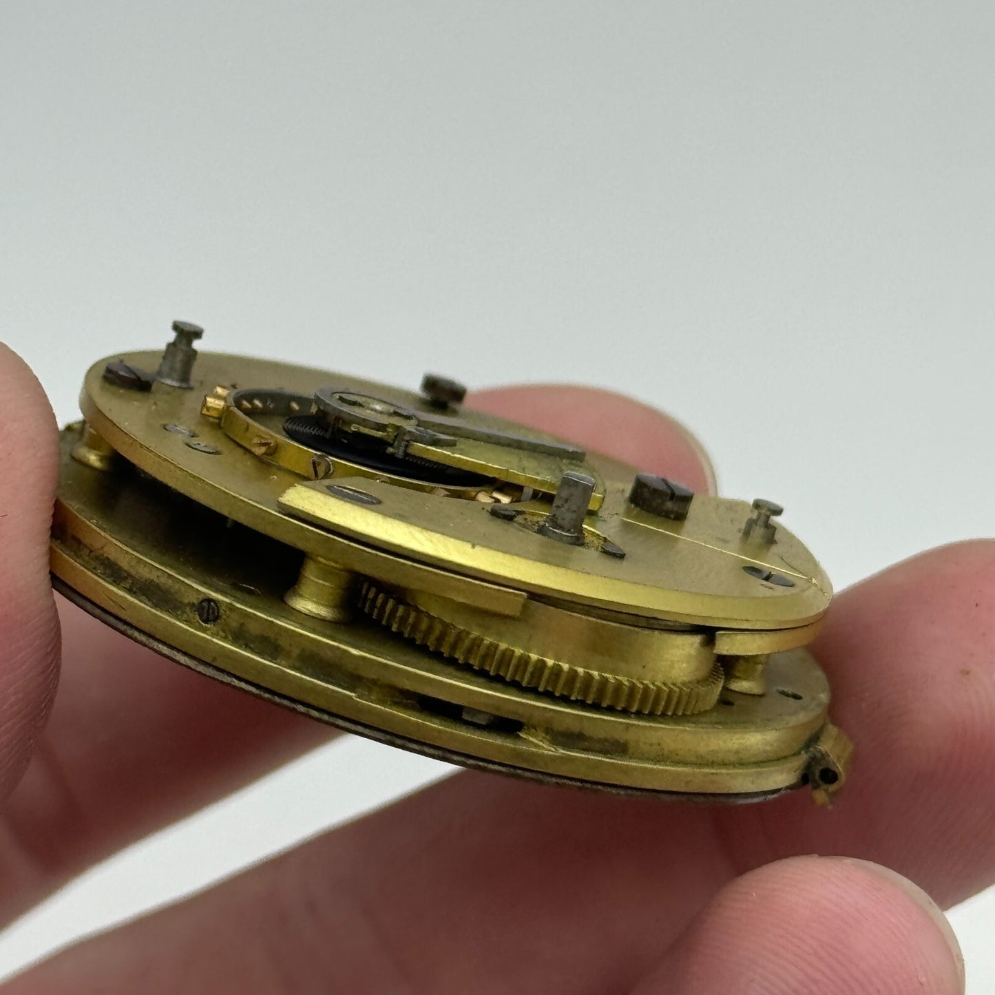 44.9mm Antique J G Graves Sheffield English Express Lever Pocket Watch Movement