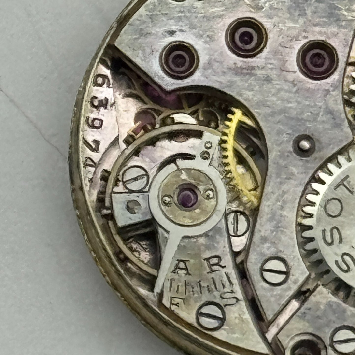 20.1mm Ladies Running Tissot Locle Cal 194 Manual Wind Swiss Watch Movement PART