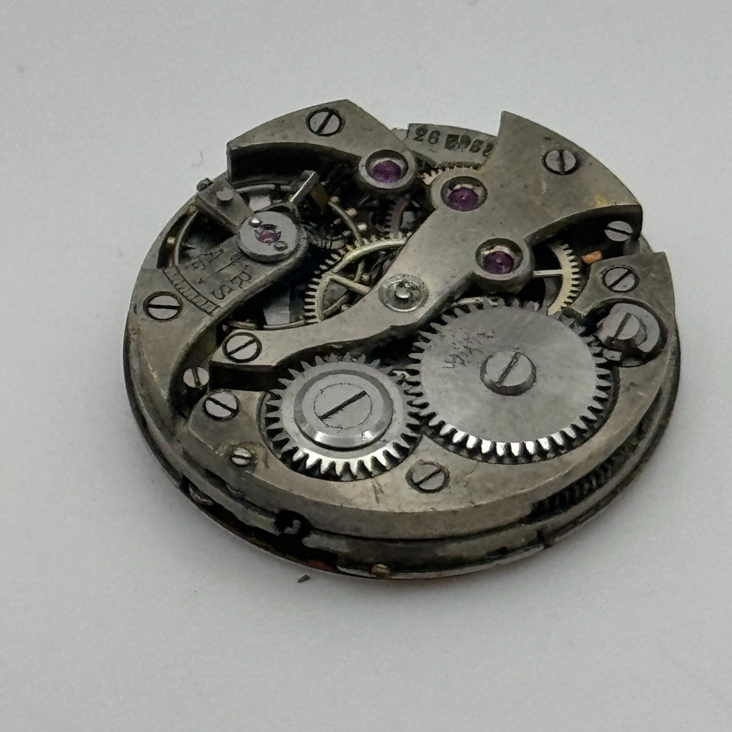 22.7mm Unidentified Swiss Trench Watch Movement Vintage Manual Wind PARTS SPARES