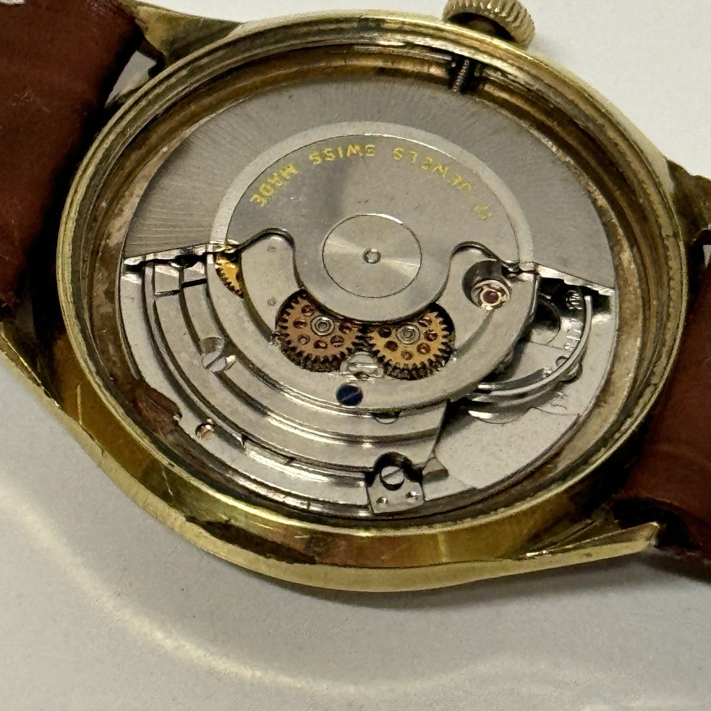 34mm Mens Walkermatic Astron ETA 2472 Automatic Vintage Watch Running To Service