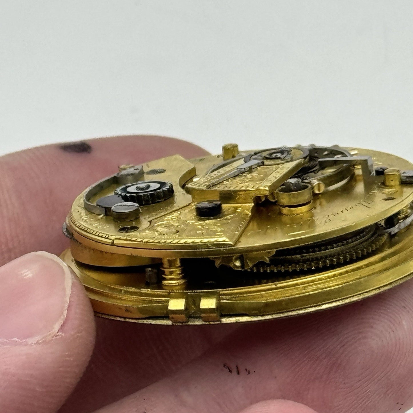 High Quality Running Cozens Matthews & Thorpe London Fusee Pocket Watch Movement