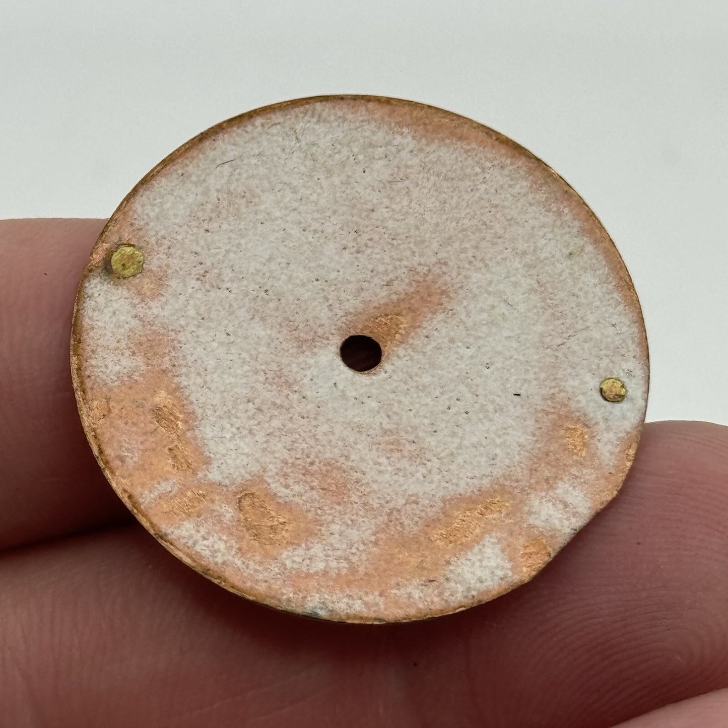 33mm Antique Beautiful Porcelain Patterned Pocket Watch Dial Spares Parts