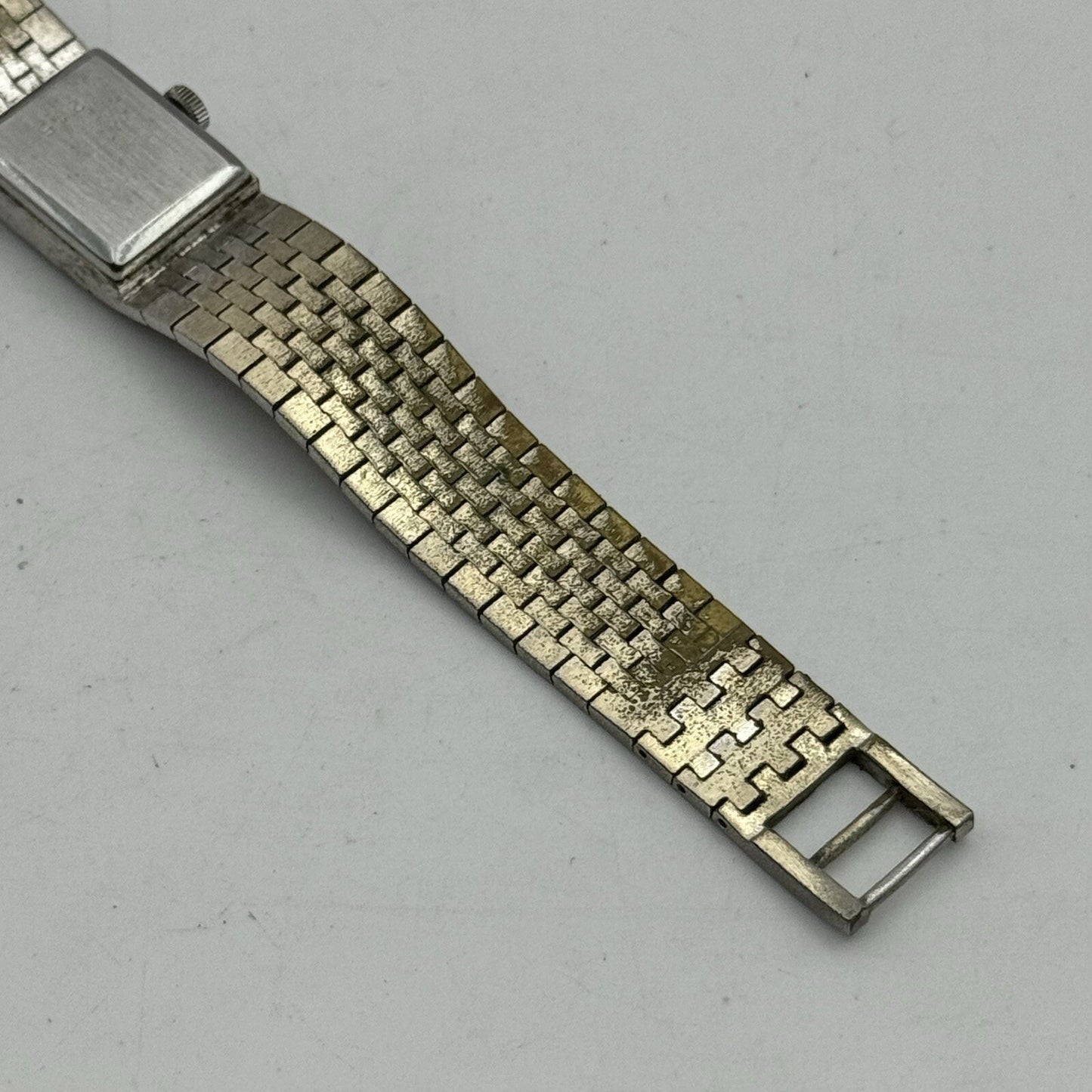 16mm Ladies Rotary Silver Tone Swiss Manual Wind Vintage Watch NOT KEEPING TIME