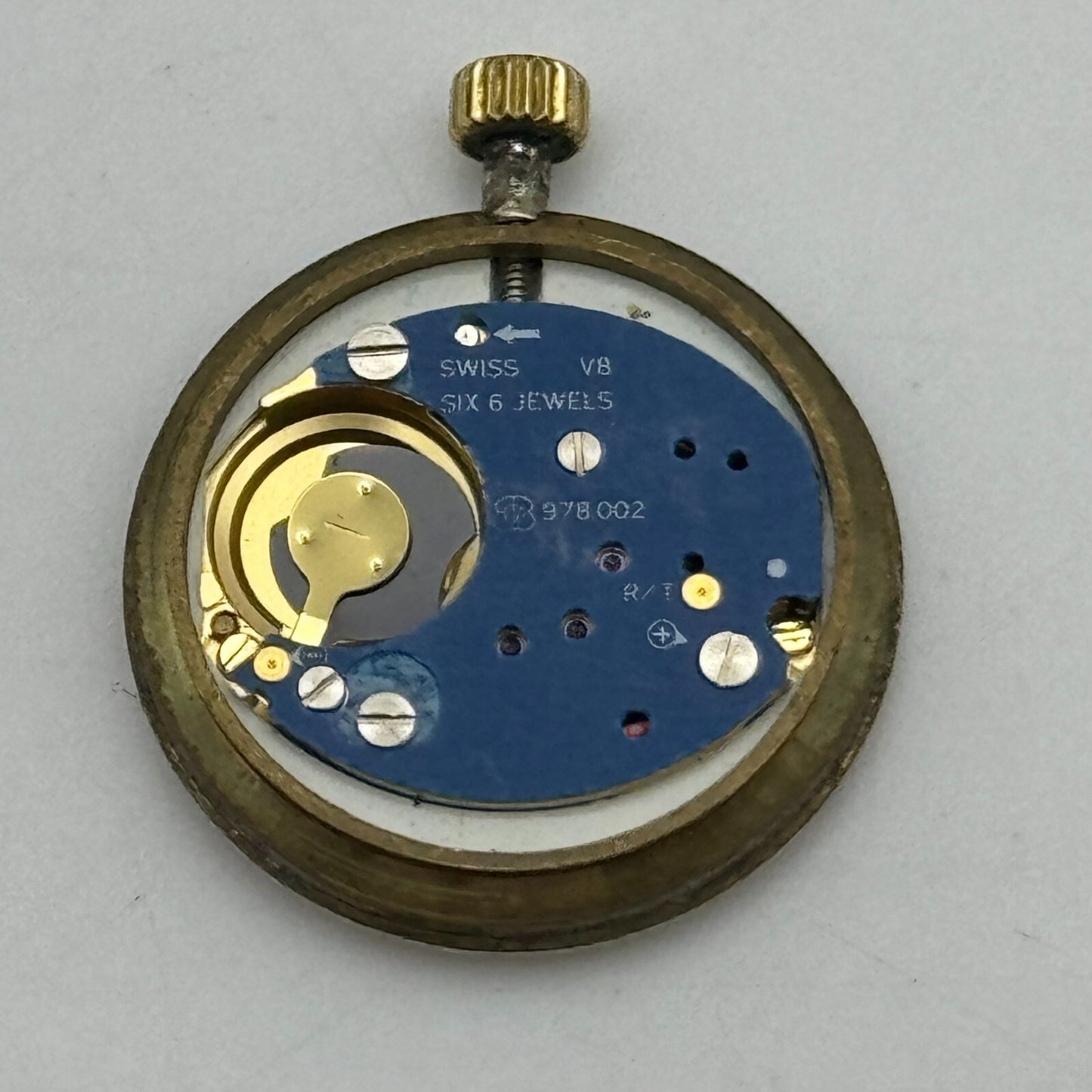 19mm Ladies Garrard ETA 978.002 Quartz Partial Watch Movement Vintage PARTS