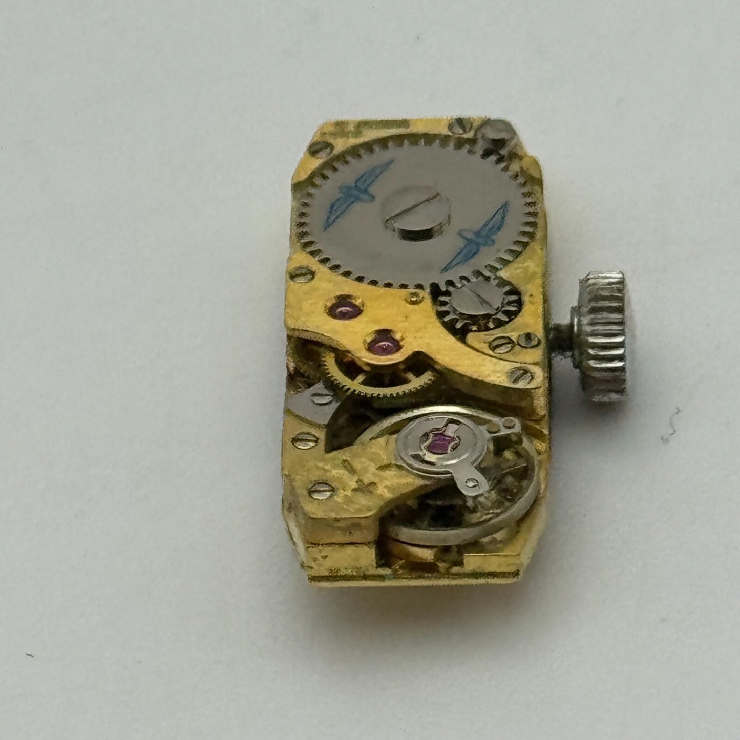 9mm Rotary Ladies FHF 59-21 Manual Wind Swiss Watch Movement Vintage FOR PARTS