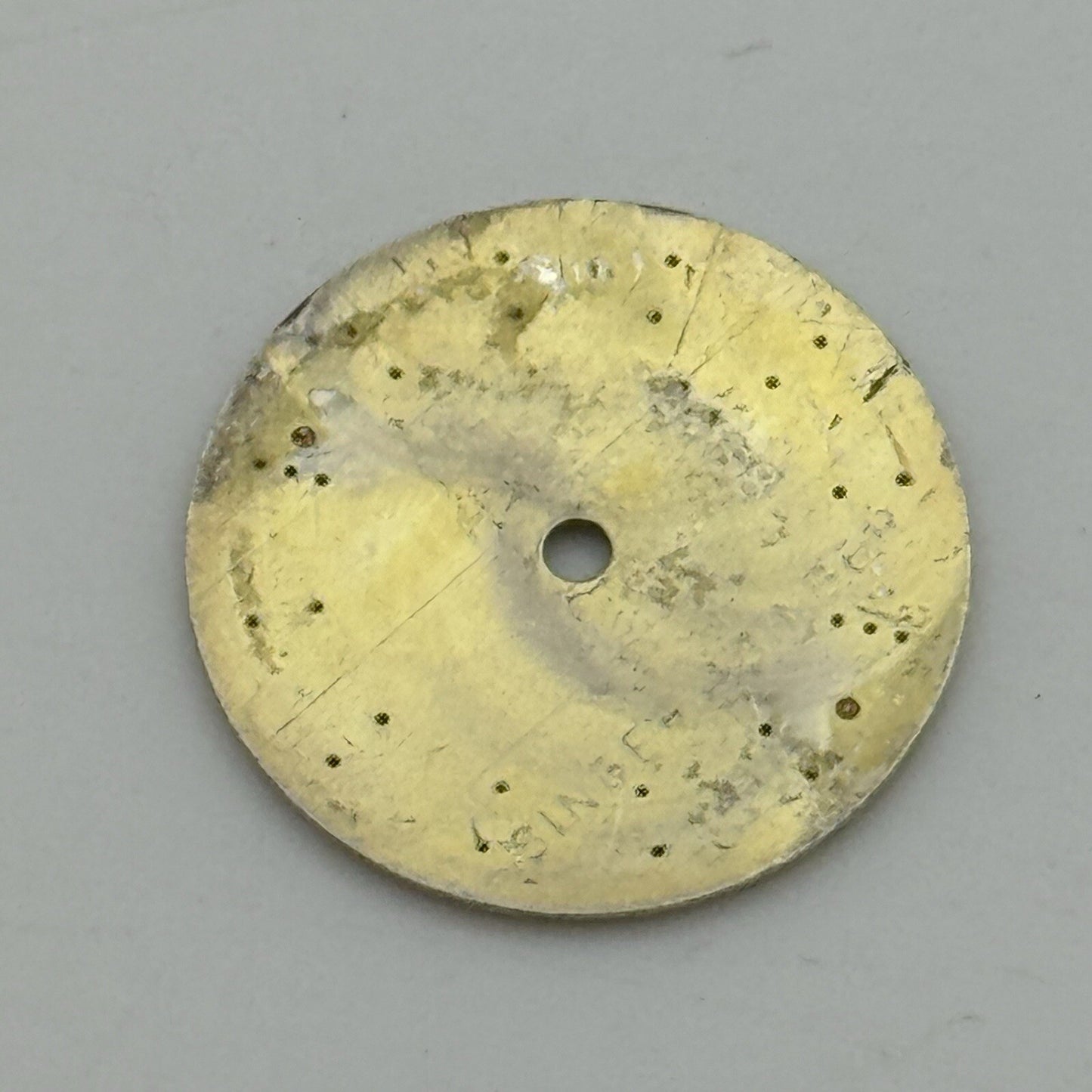 17.9mm Circular Omega De Ville Quartz Ladies Wristwatch Dial Spares Parts Swiss
