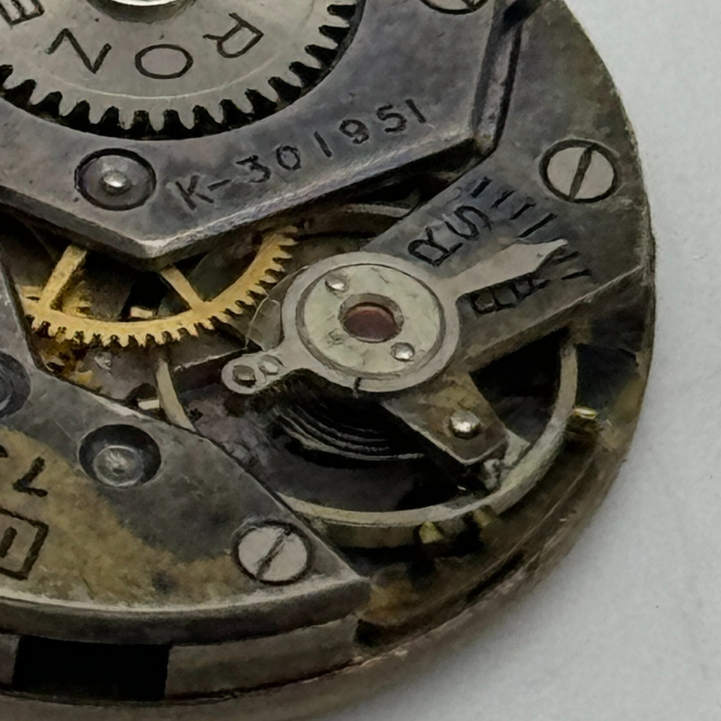 23.6mm Rone Seven 1046 FHF 70 Balance Ok Swiss Watch Movement PARTS SPARES