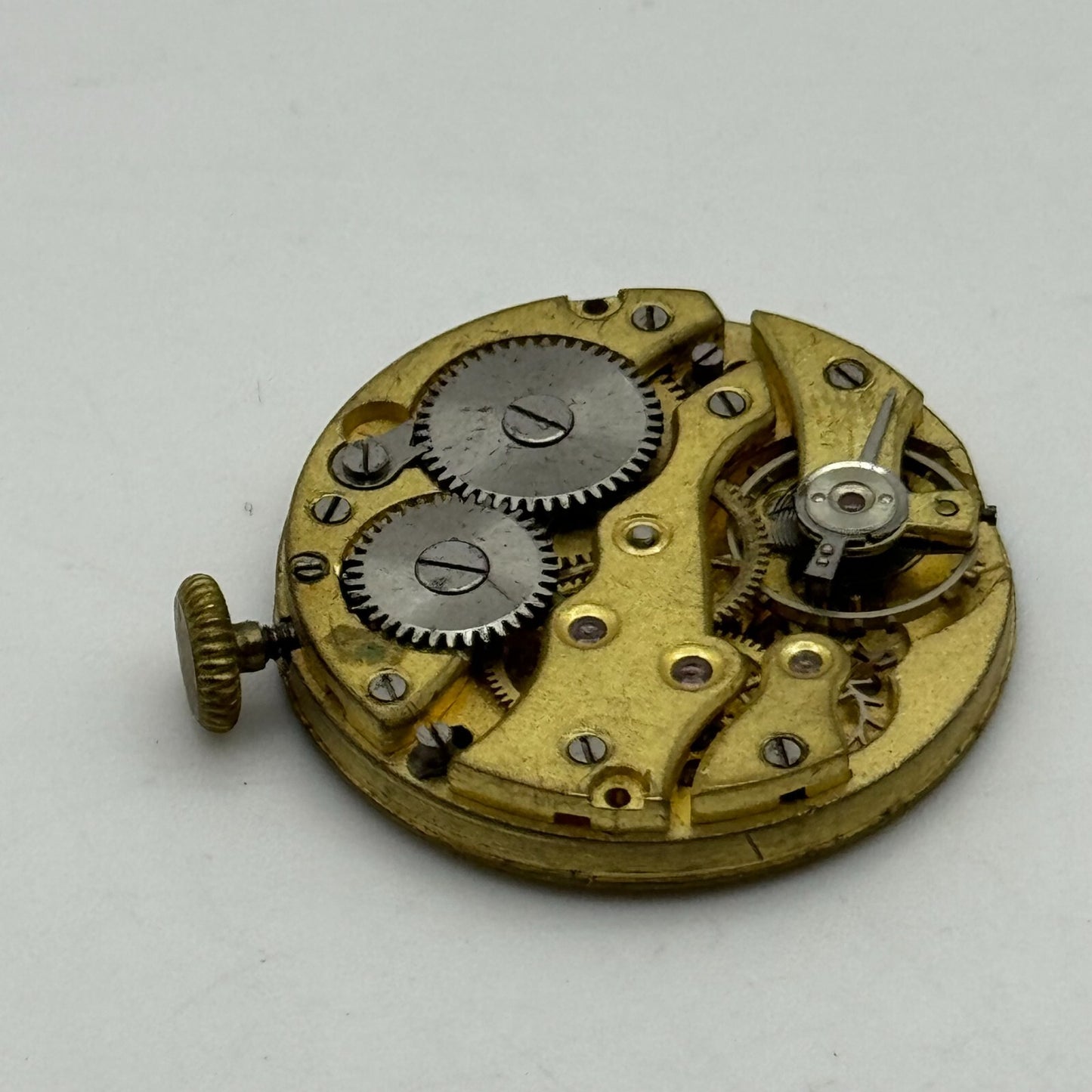27mm Unidentified Balance Ok Trench Mens Watch Movement Manual Wind Swiss PARTS