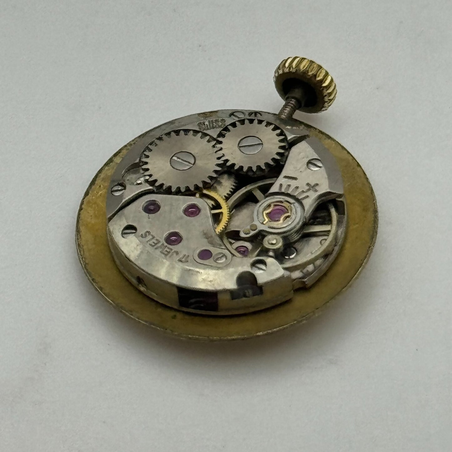 15.5mm B Jobin ETA 2412 Swiss Manual Wind 17 Jewels Watch Movement PARTS REPAIR