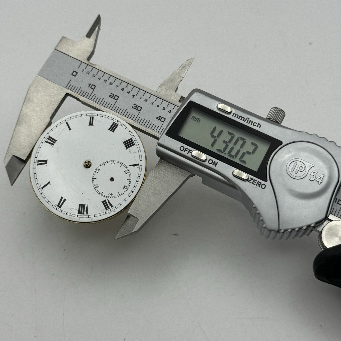 43mm Manual Wind Interesting Vertex Pocket Watch Movement Dial FOR PARTS