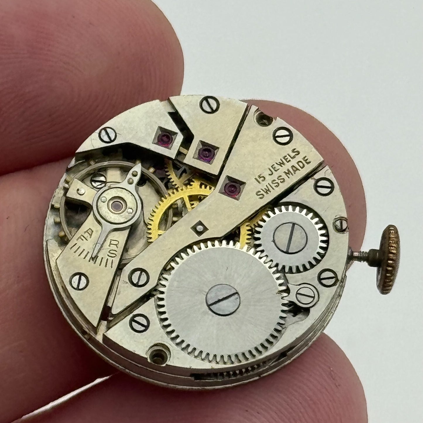 23.6mm Running Felsa F 294 Manual Wind 15 Jewels Swiss Made Watch Movement PARTS