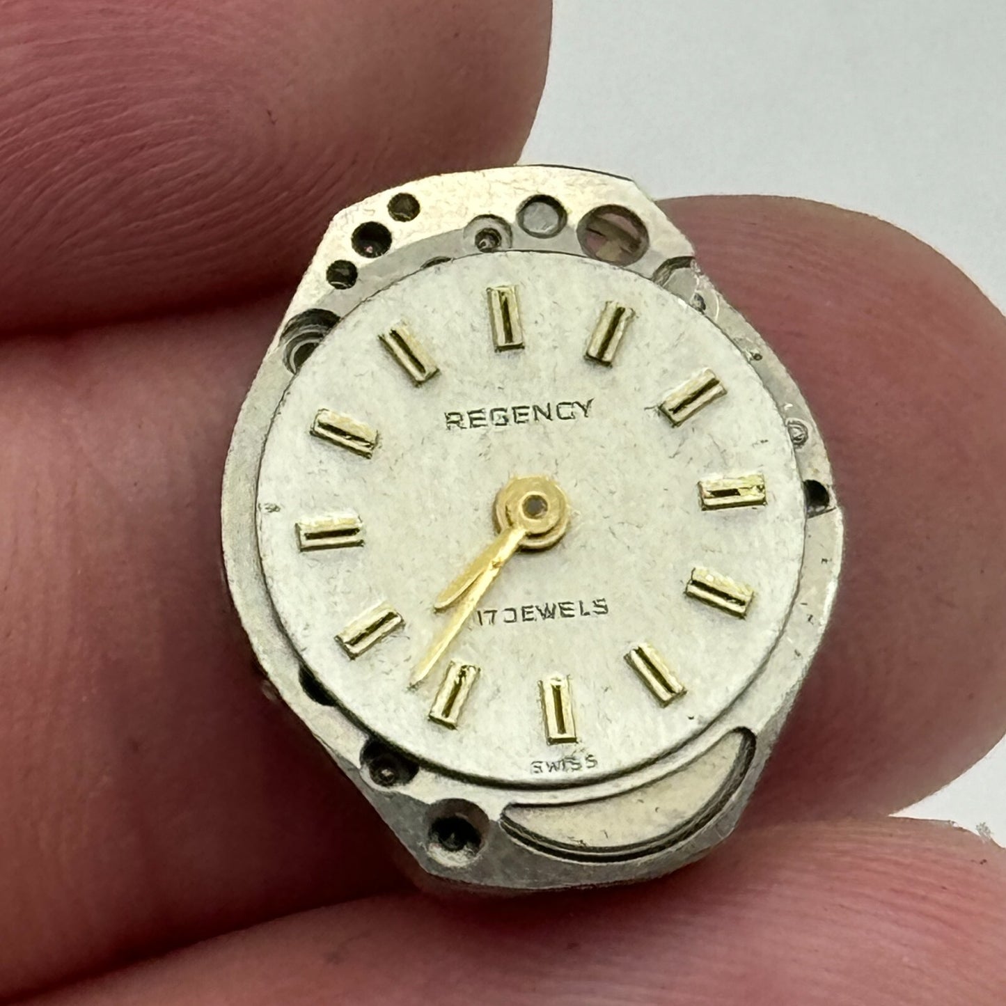 15.3mm Ladies Regency FHF ST 69-21 Balance Ok Swiss Watch Movement PARTS SPARES