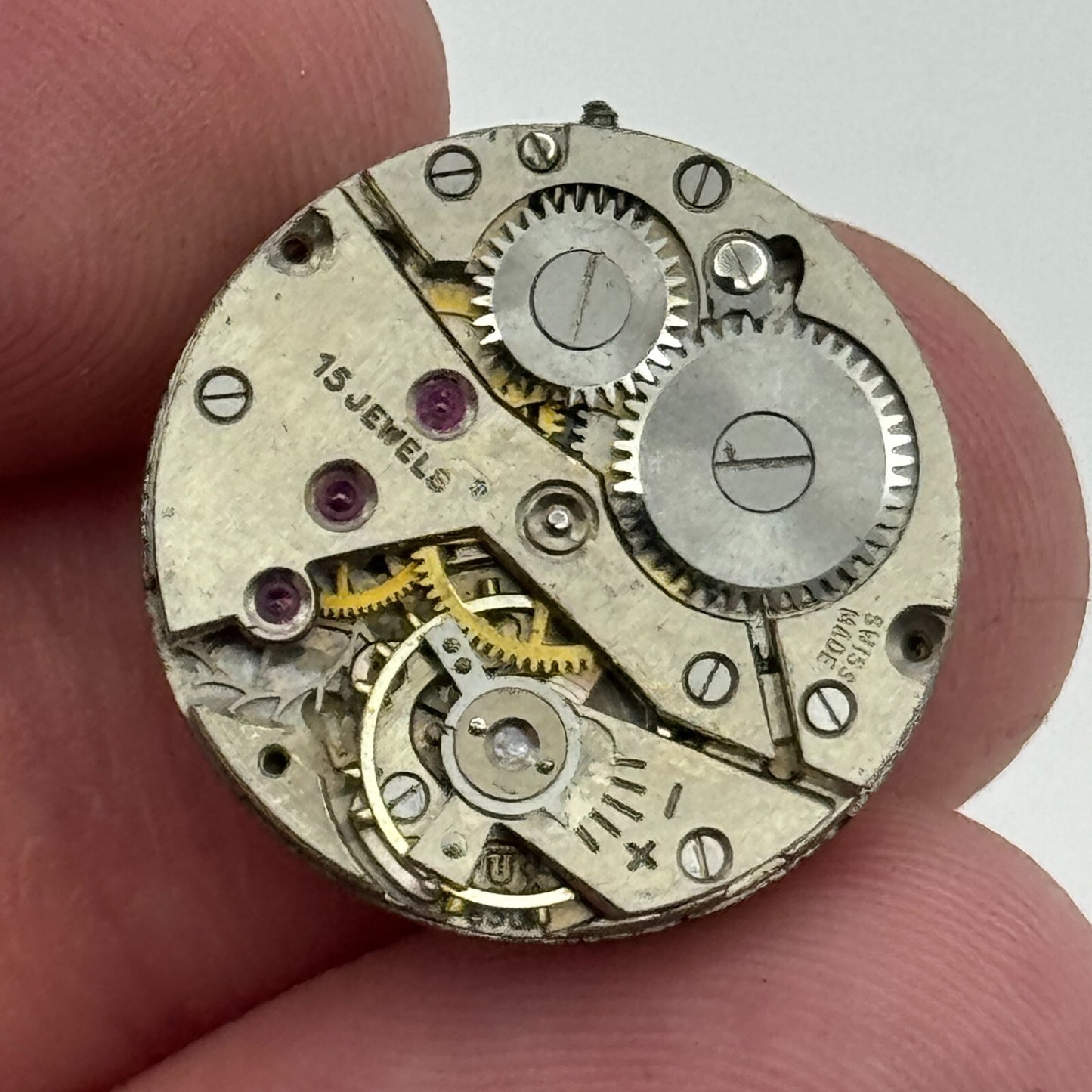 19.7mm Avia Unitas 630 UT Sub Seconds Manual Wind Swiss Watch Movement PARTS