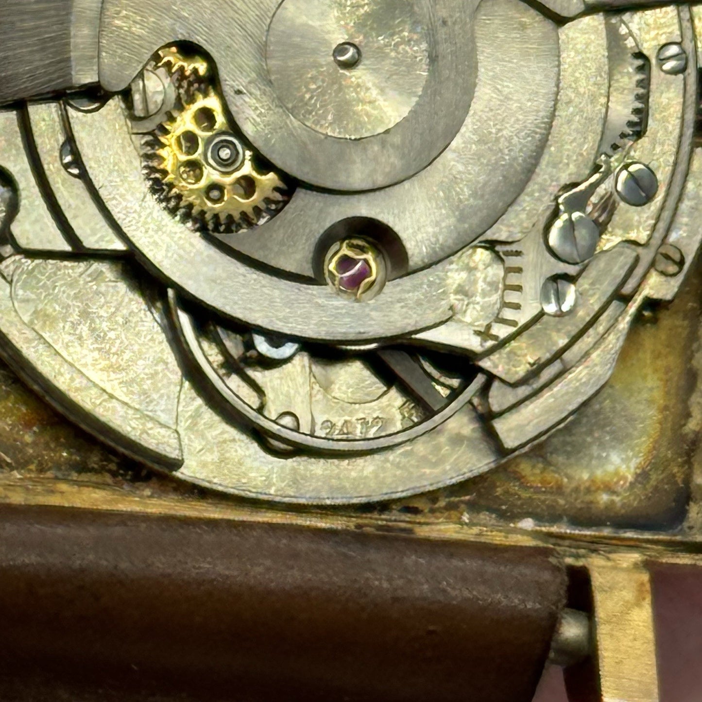 28mm Duward Diplomatic ETA 2472 Automatic Square Vintage Watch RESTORE PARTS