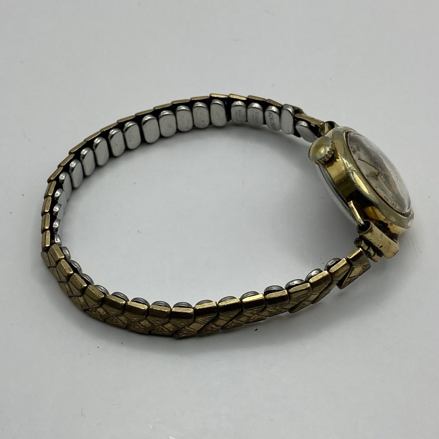 21mm WORKING Vintage Oris 612 KIF Gold Plated Centre Seconds Watch 3 MINS FAST