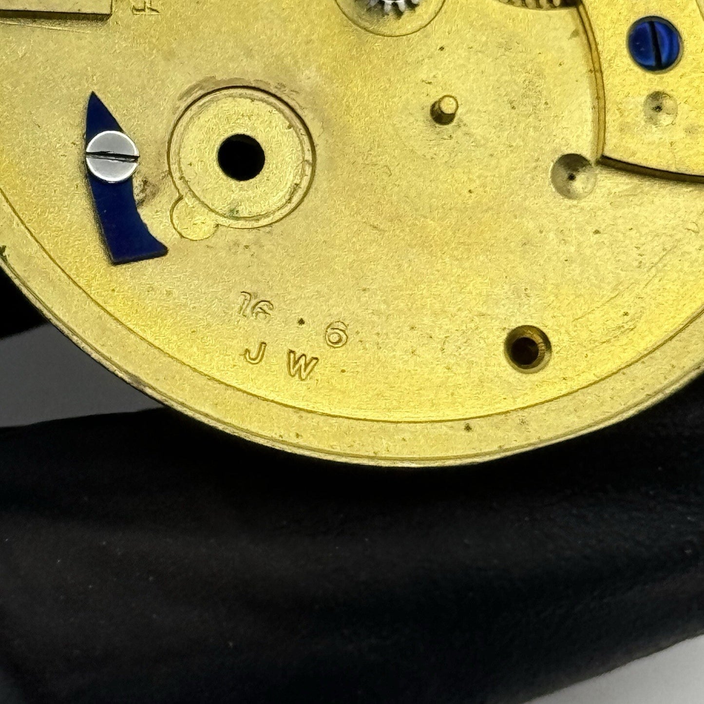 45.3mm Unidentified High Quality Partial Pocket Watch Movement FOR PARTS Repair