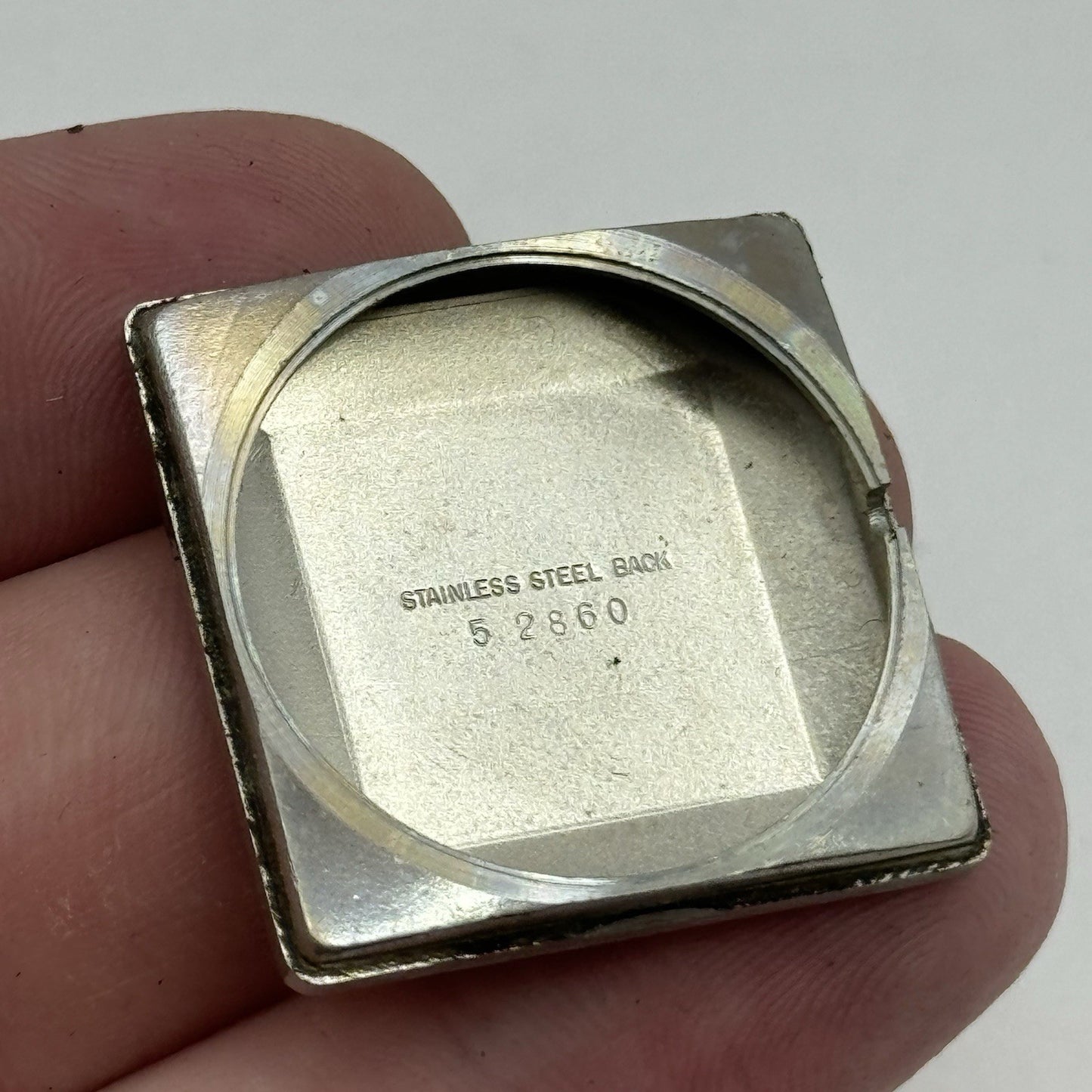 28mm Duward Diplomatic ETA 2472 Automatic Square Vintage Watch RESTORE PARTS