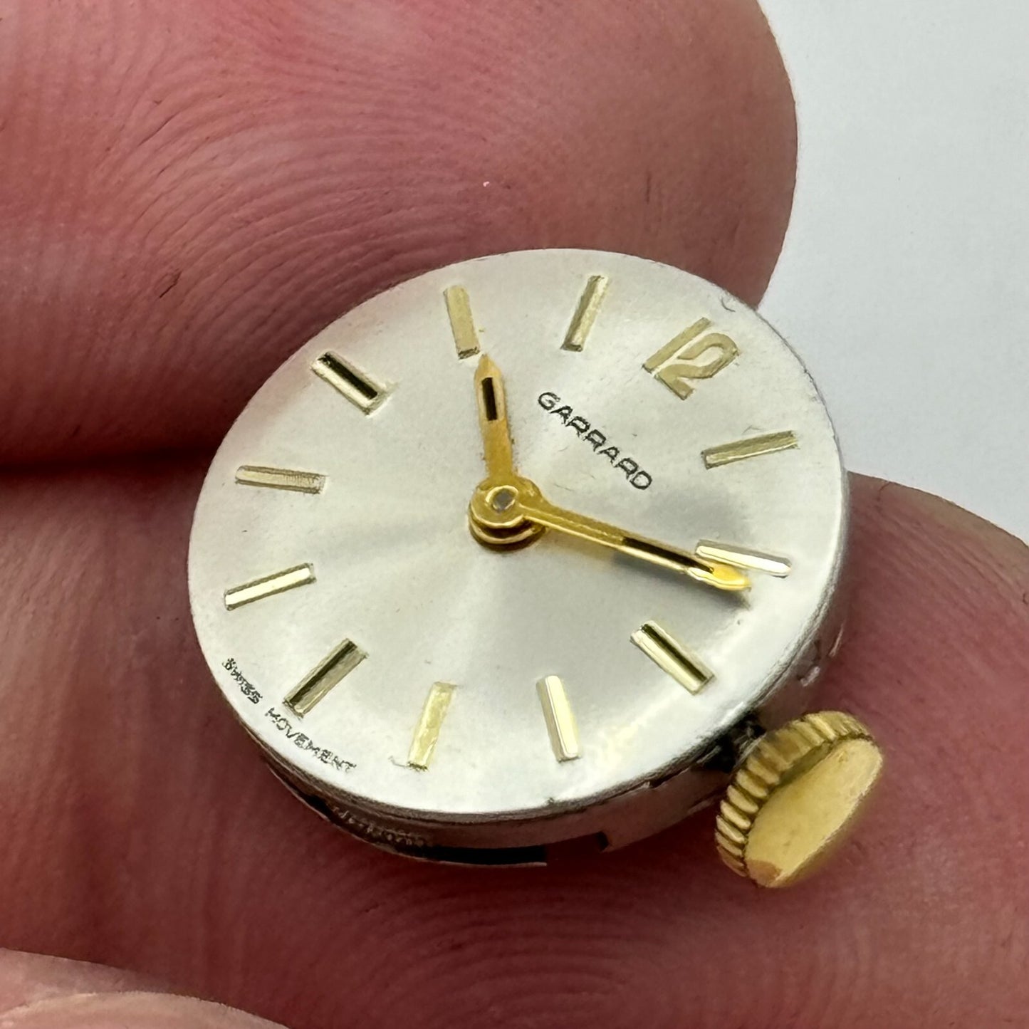 15.5mm Ladies Running Garrard ETA 2412 Manual Wind Watch Movement PARTS SPARES