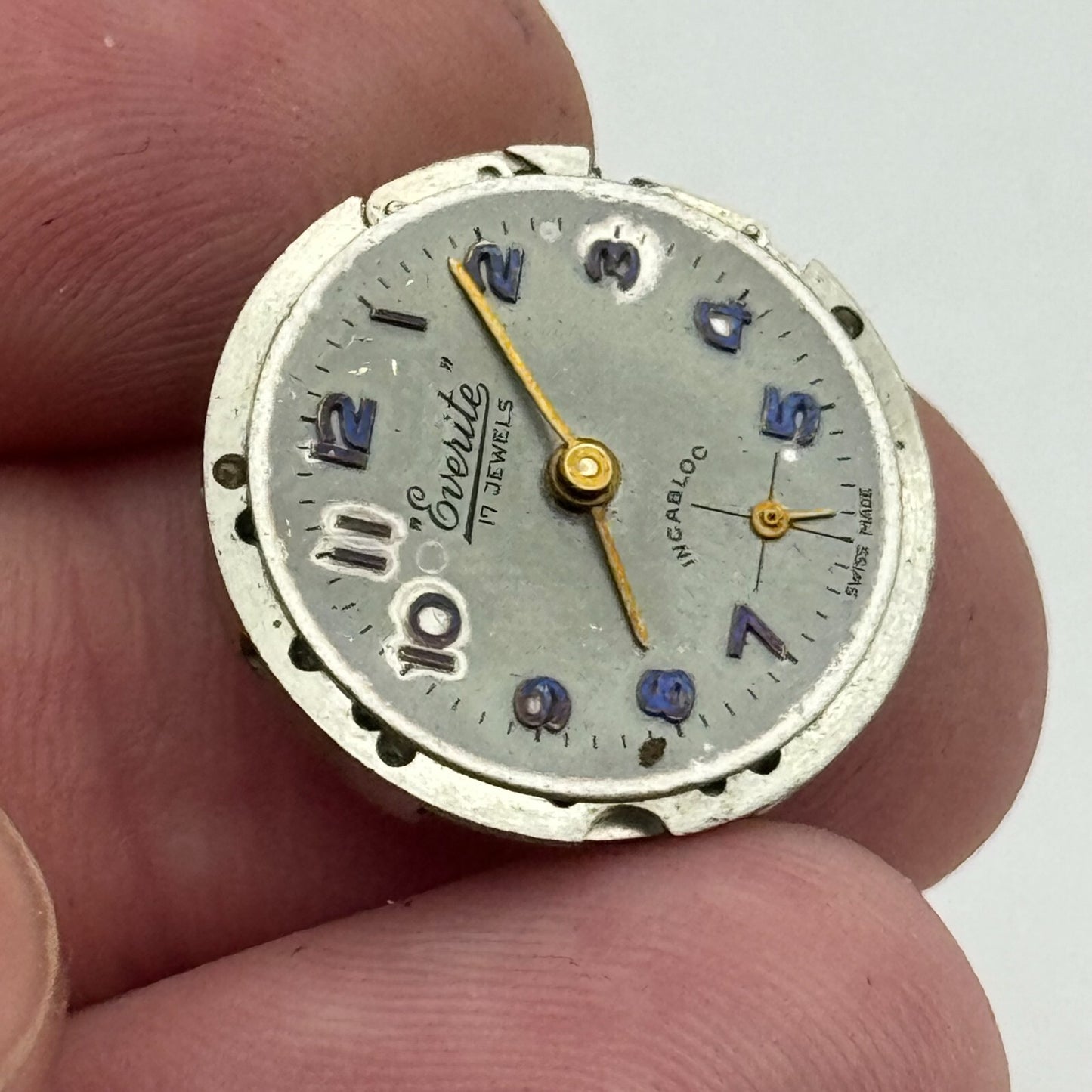 19.6mm Everite Unitas UT 6365N Balance Ok Manual Wind Watch Movement PART REPAIR