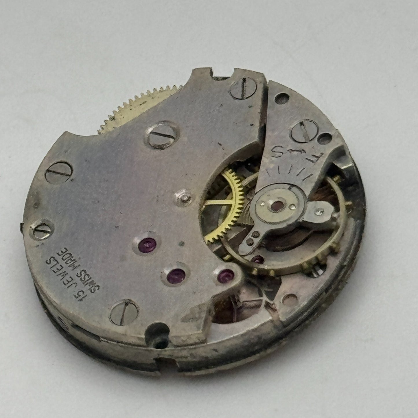 24mm Derrick Arogno A 120 Balance Ok Manual Wind Swiss Watch Movement PARTS