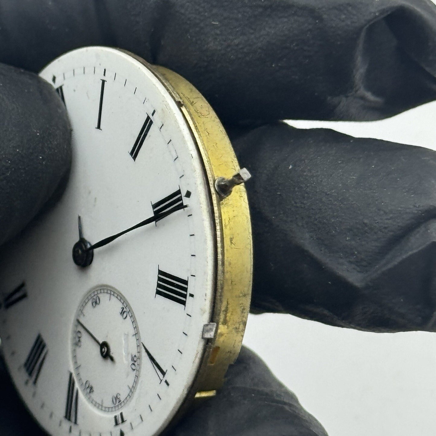 39.6mm Baume B & Co Good Quality Hunter Pocket Watch Movement For Restoration