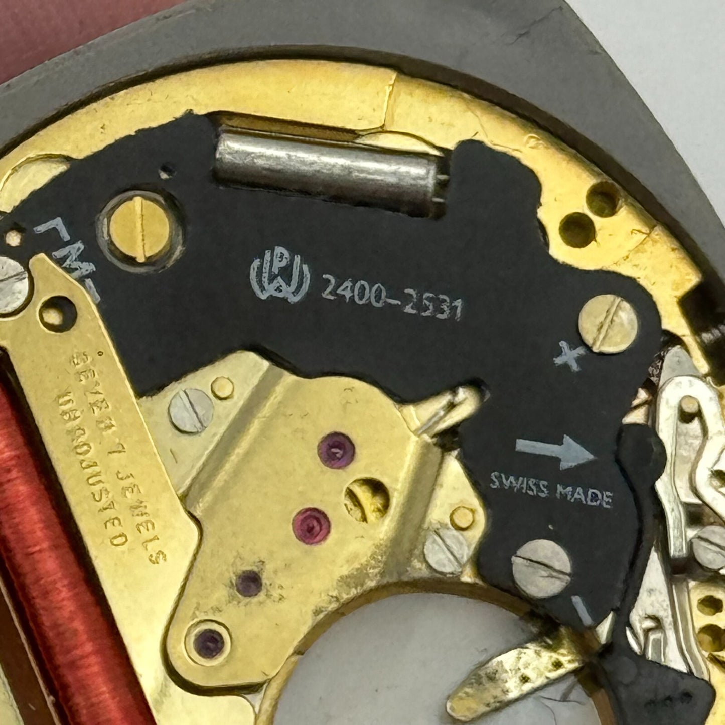 26.1mm Men’s Marvin PUW 2501 - 2531 Quartz Watch Movement Vintage PARTS SPARES