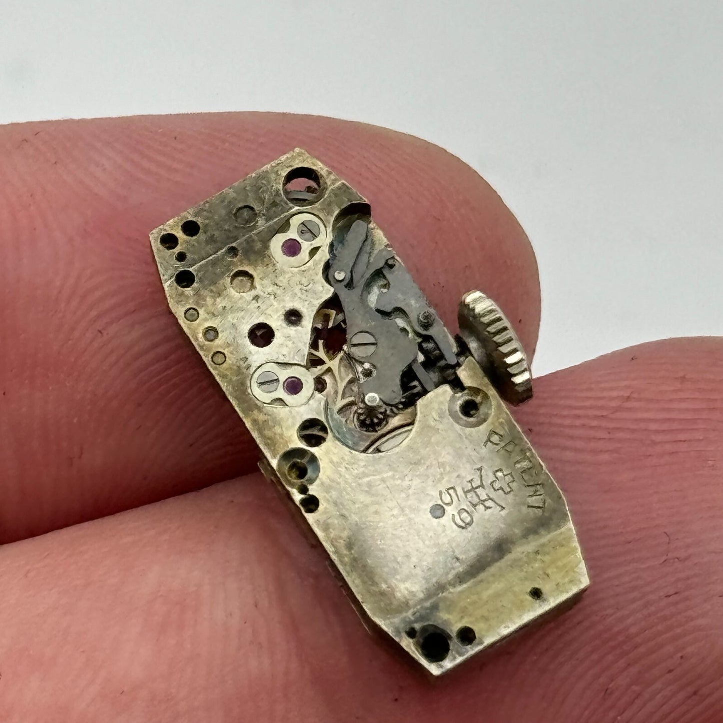 9mm Ladies Running FHF 59 Manual Wind 15 Jewels Watch Movement PARTS SPARES