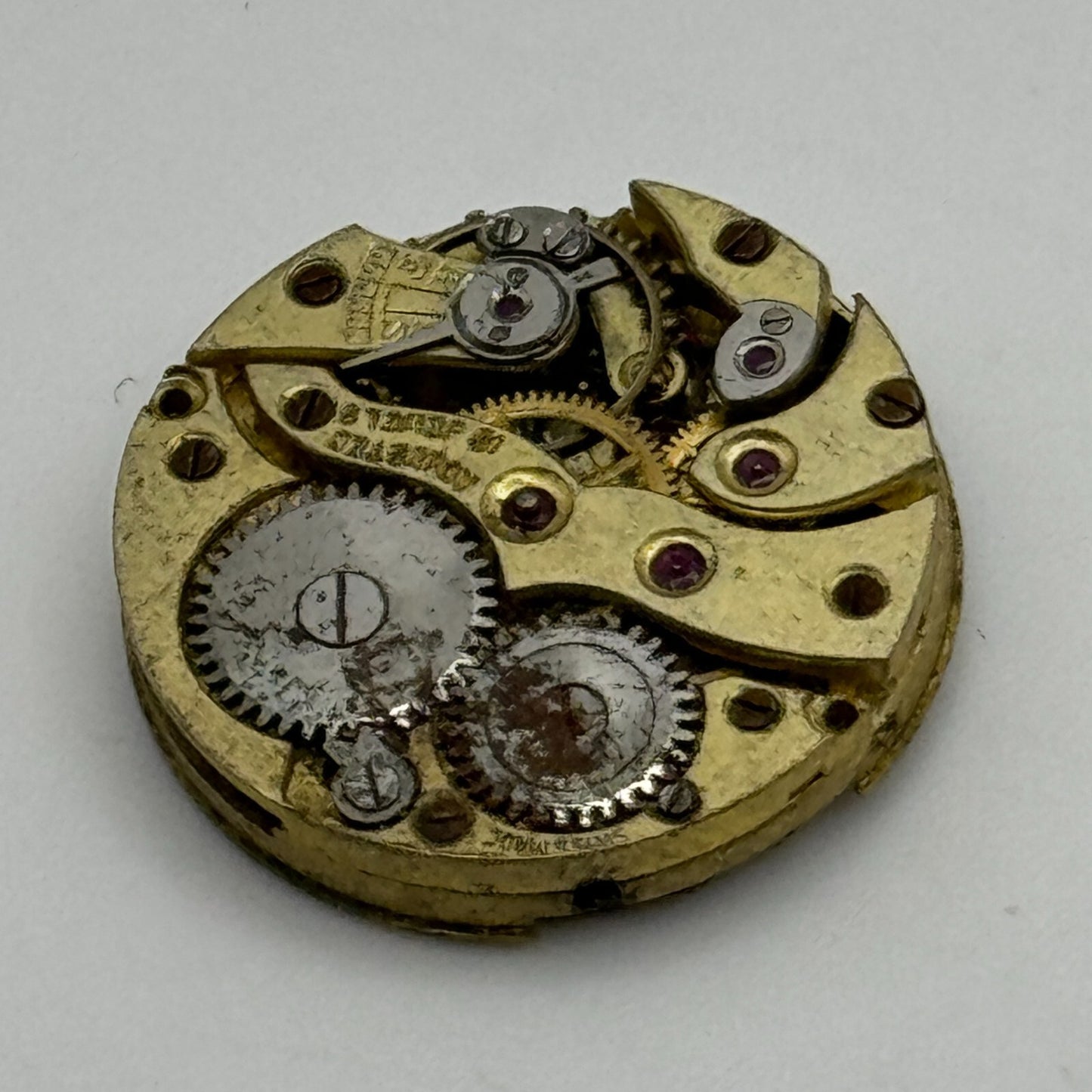 19.8mm Mappin 18 Jewels Sub Seconds Manual Wind Trench Watch Movement PARTS