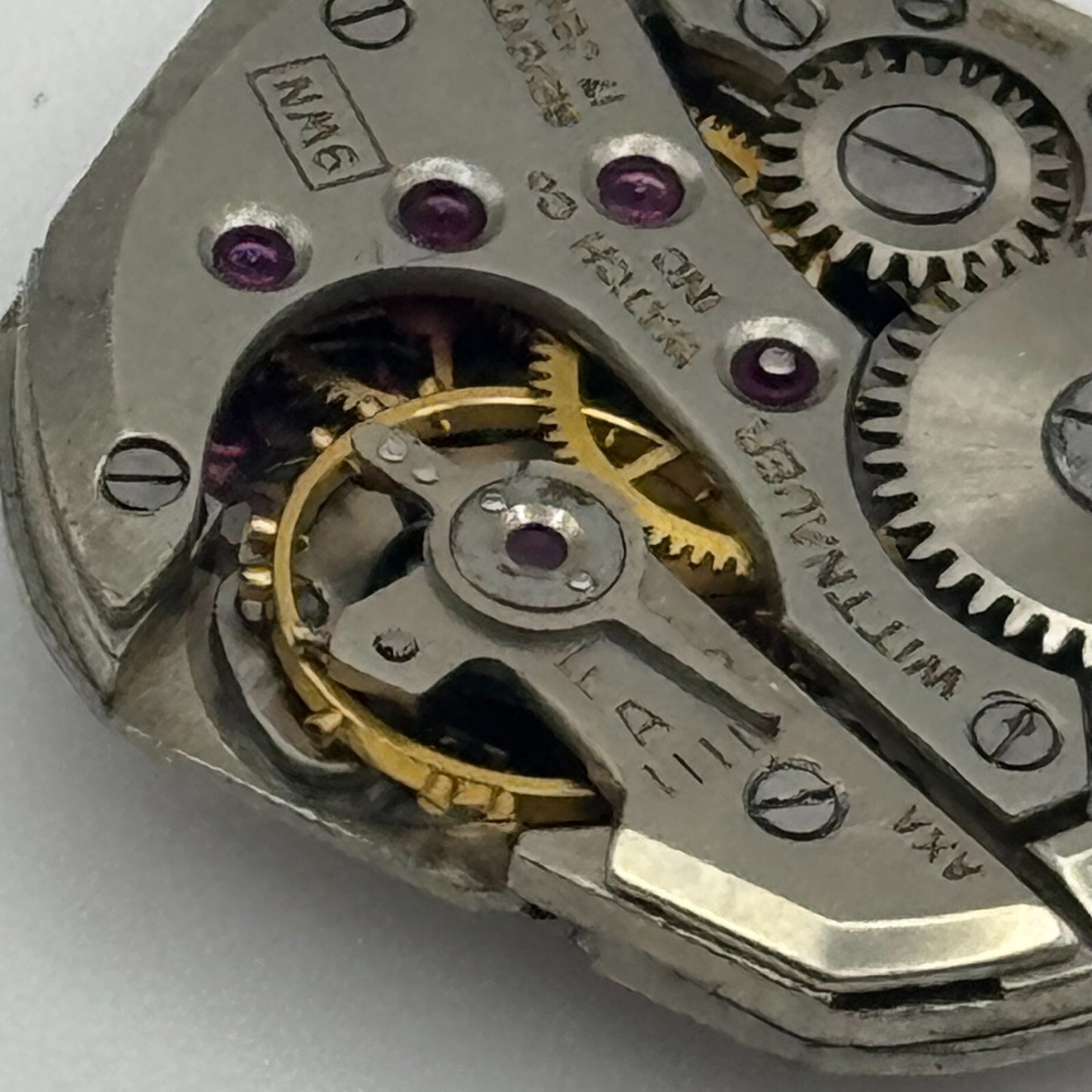 18.5mm Wittnauer 9WN Manual Wind 17 Jewels Swiss Watch Movement PARTS SPARES