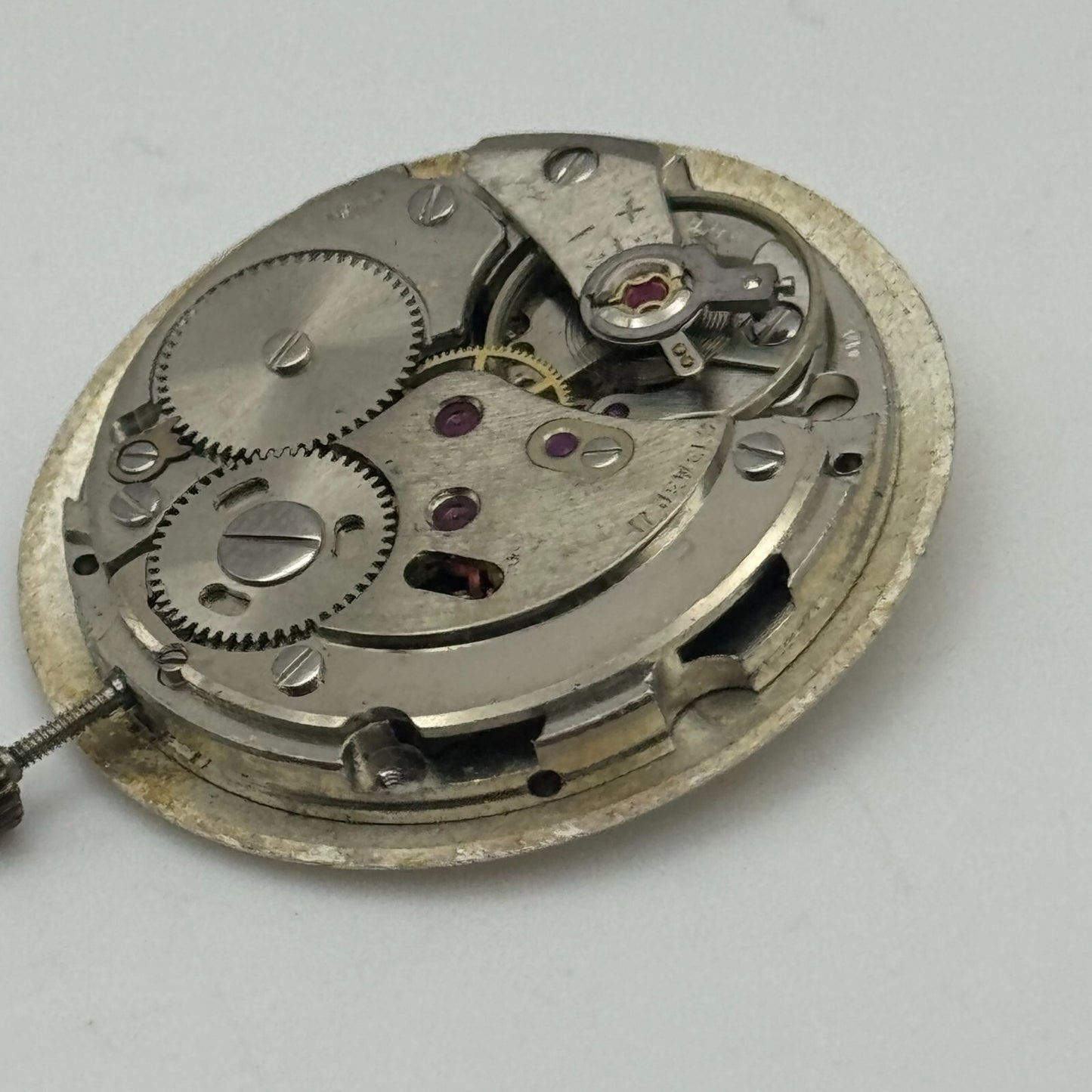 25.9mm Everite AS 1710/11 Balance Ok Watch Movement Swiss Vintage PARTS SPARES