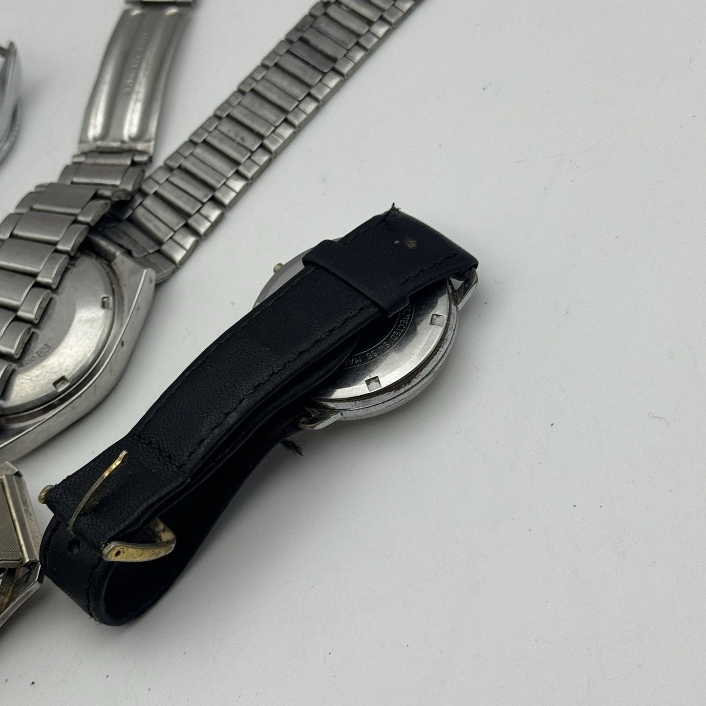 Bundle Of 6 Vintage Men’s Watches Mechanical Wind Up Job Lot Parts Repair Spares