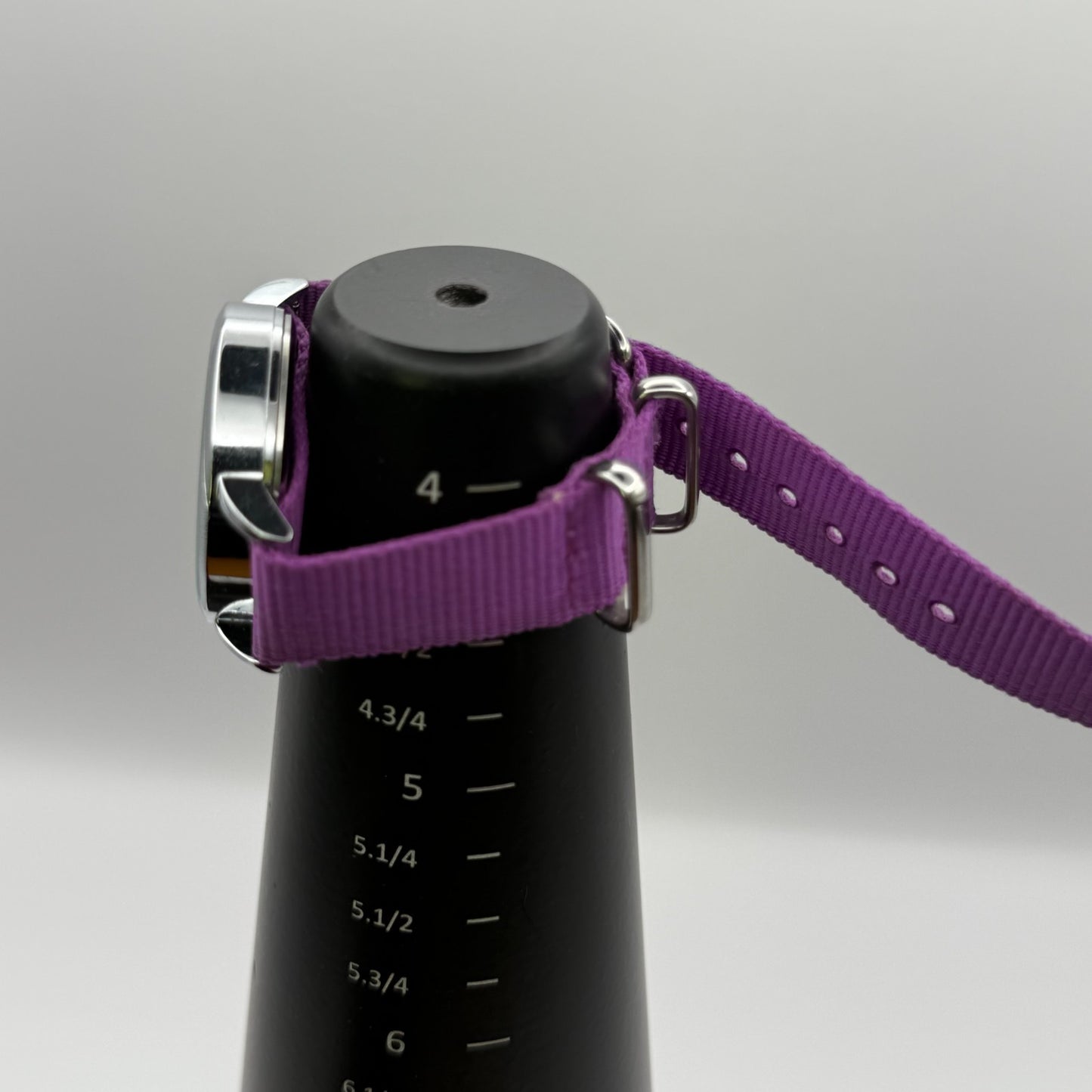 Zeiger Ladies Quartz Watch Rainbow Dial Purple Strap Working 33mm New Battery