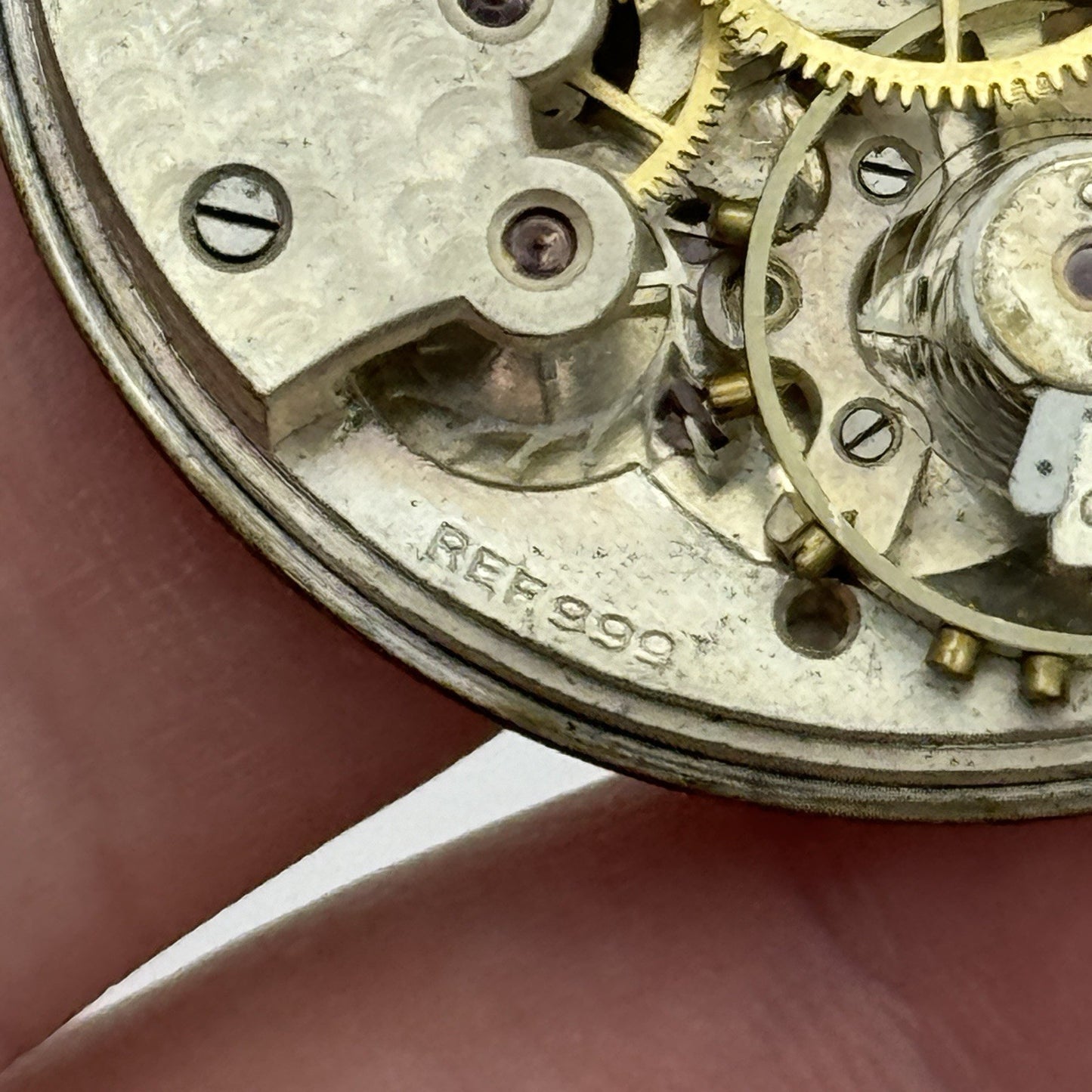 43mm Cyma 999 Fattorini & Sons Bradford Open Face Pocket Watch Movement PARTS