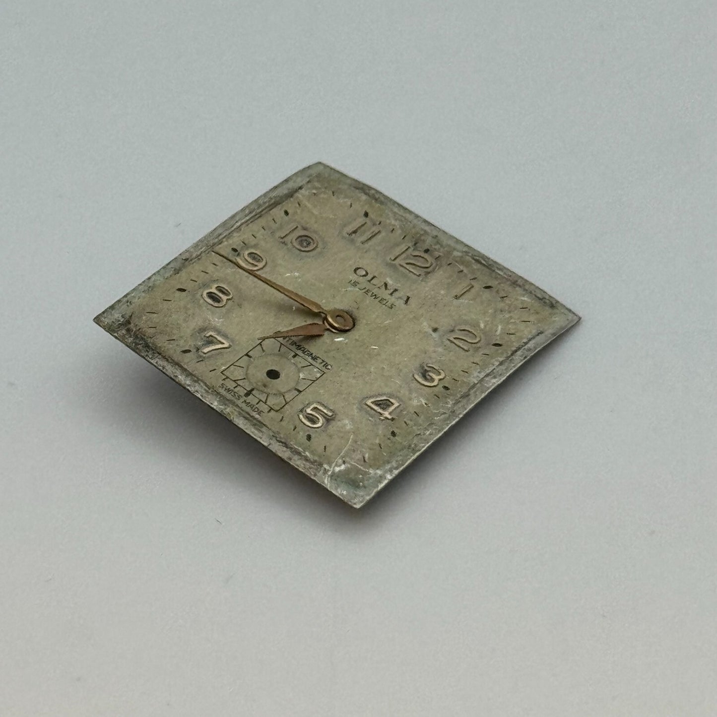 23.6mm Running Olma FHF 70 Manual Wind 15 Jewels Swiss Watch Movement PARTS
