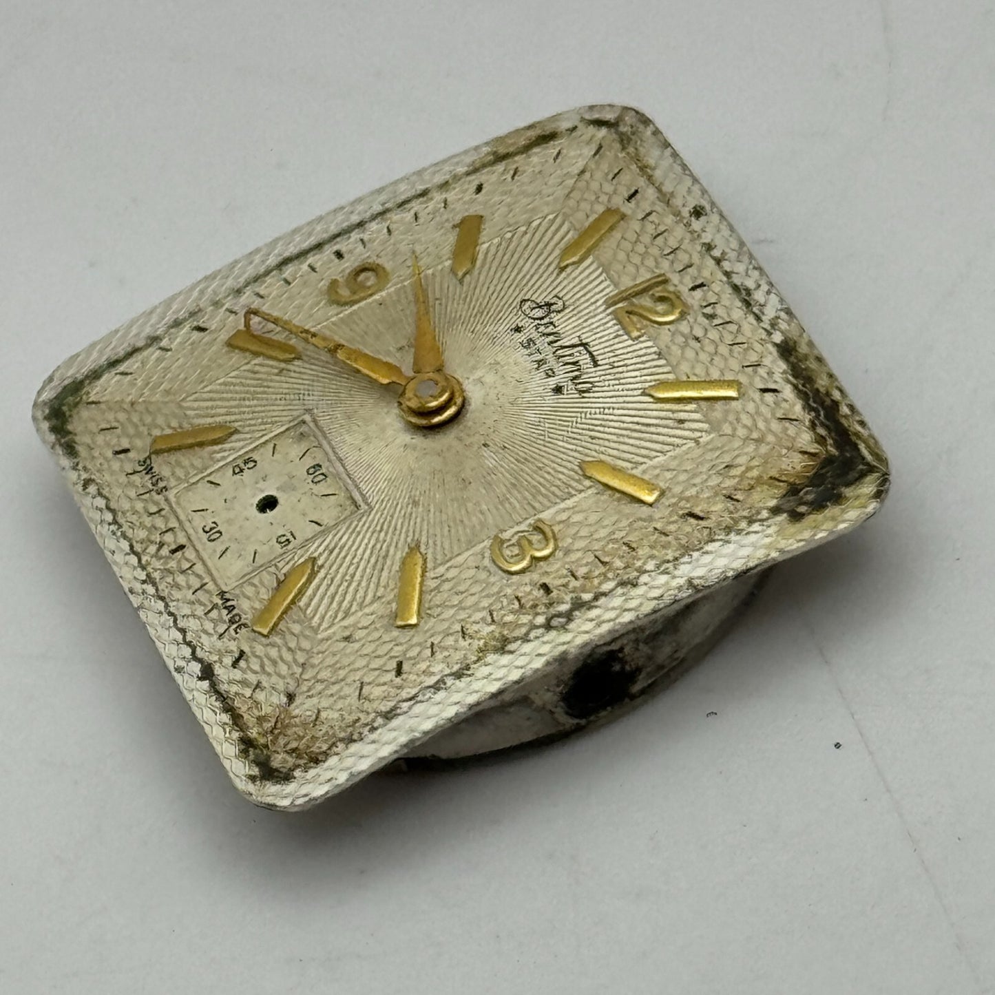 23.6mm Bentima ETA 1260 Manual Wind 15 Jewels Watch Movement Swiss Vintage PARTS