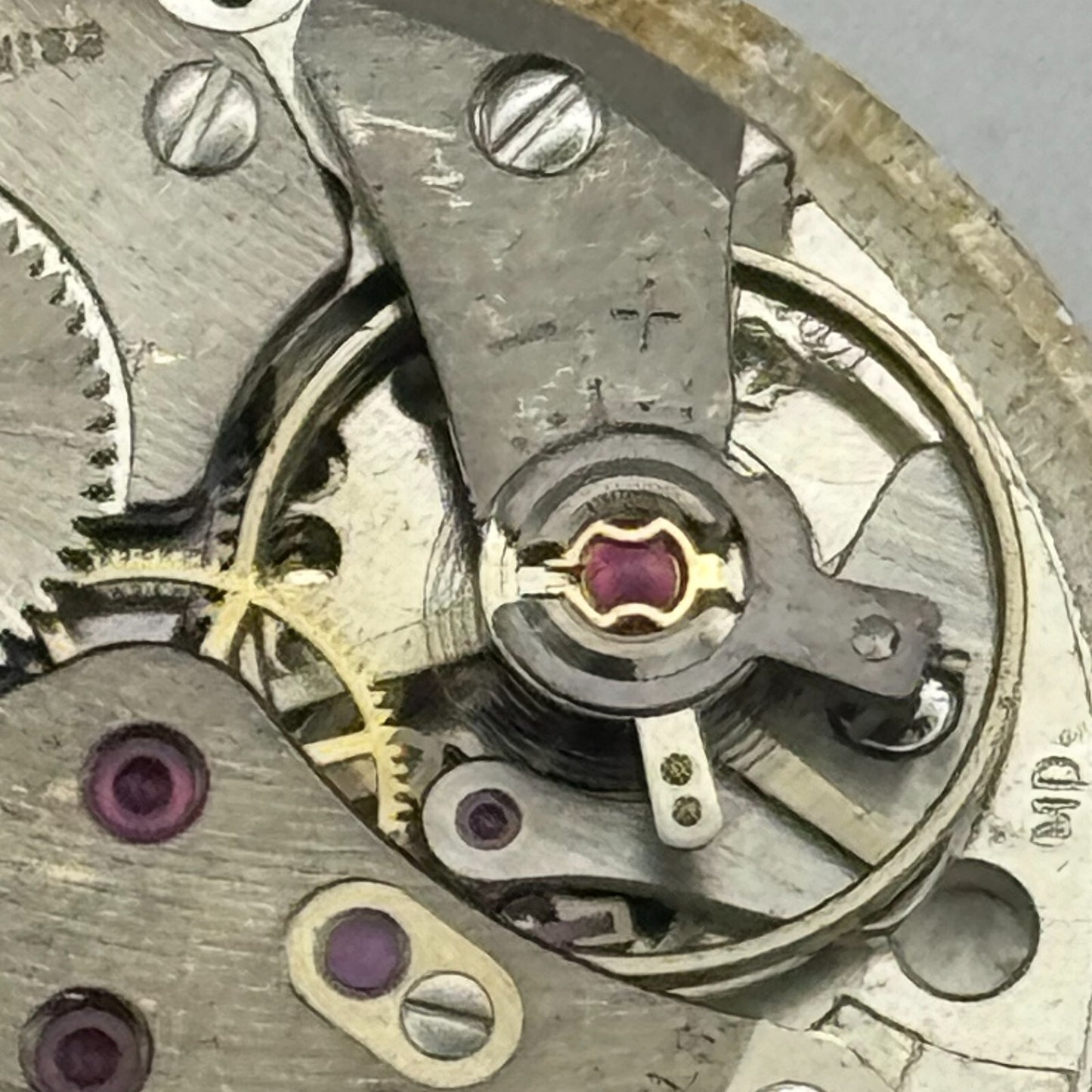 25.9mm Everite AS 1710/11 Balance Ok Watch Movement Swiss Vintage PARTS SPARES
