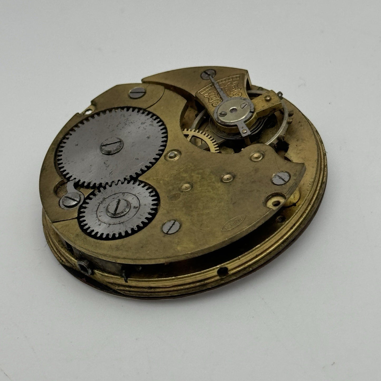 42.8mm Buren Sub Seconds Vintage Pocket Watch Movement And Dial PARTS SPARES