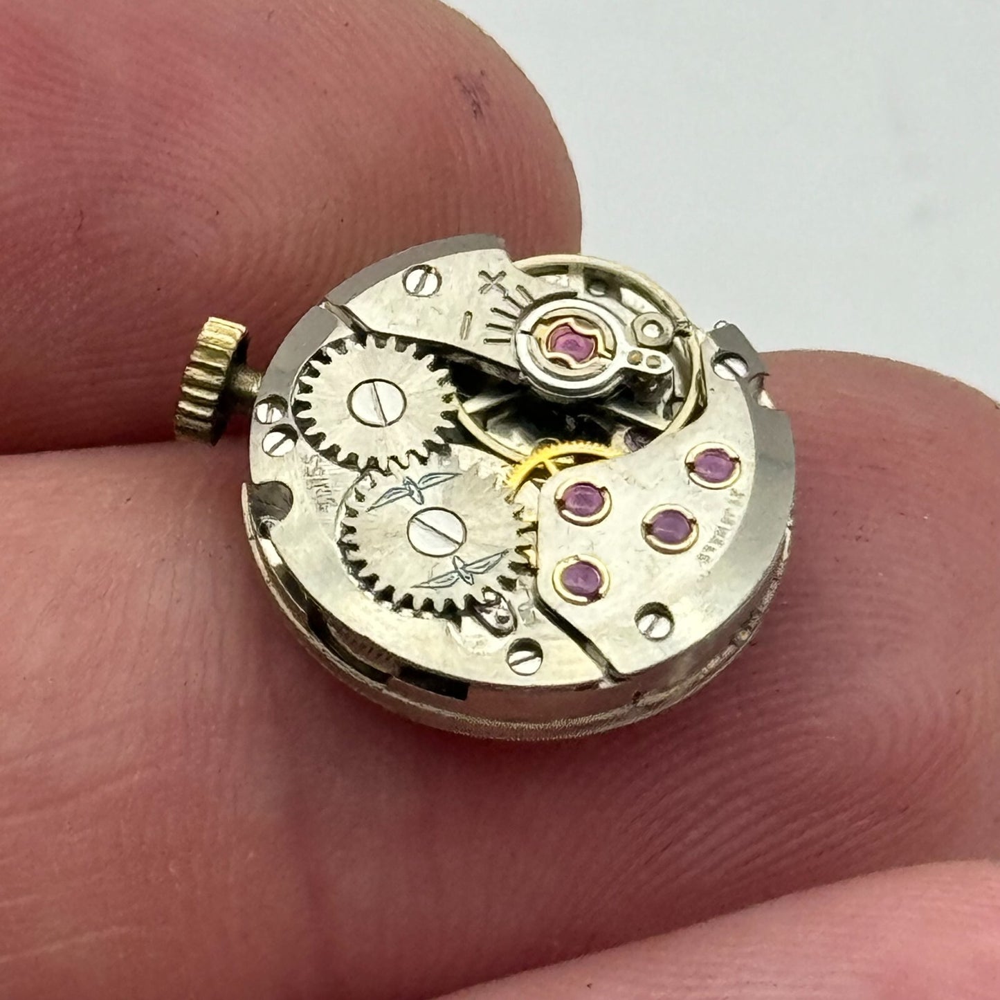 15.5mm Running Rotary ETA 2412 Manual Wind 21 Jewels Watch Movement PARTS REPAIR