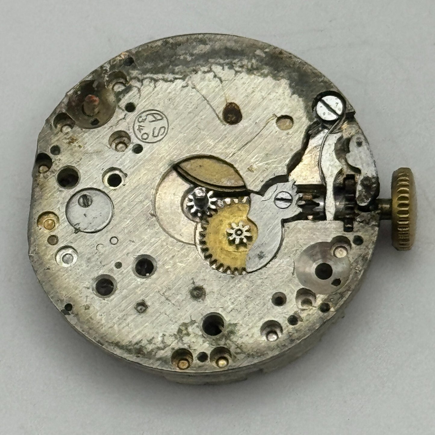 23.7mm Dwelsa Watch Co AS 340 A Schild Manual Wind Swiss Watch Movement PARTS